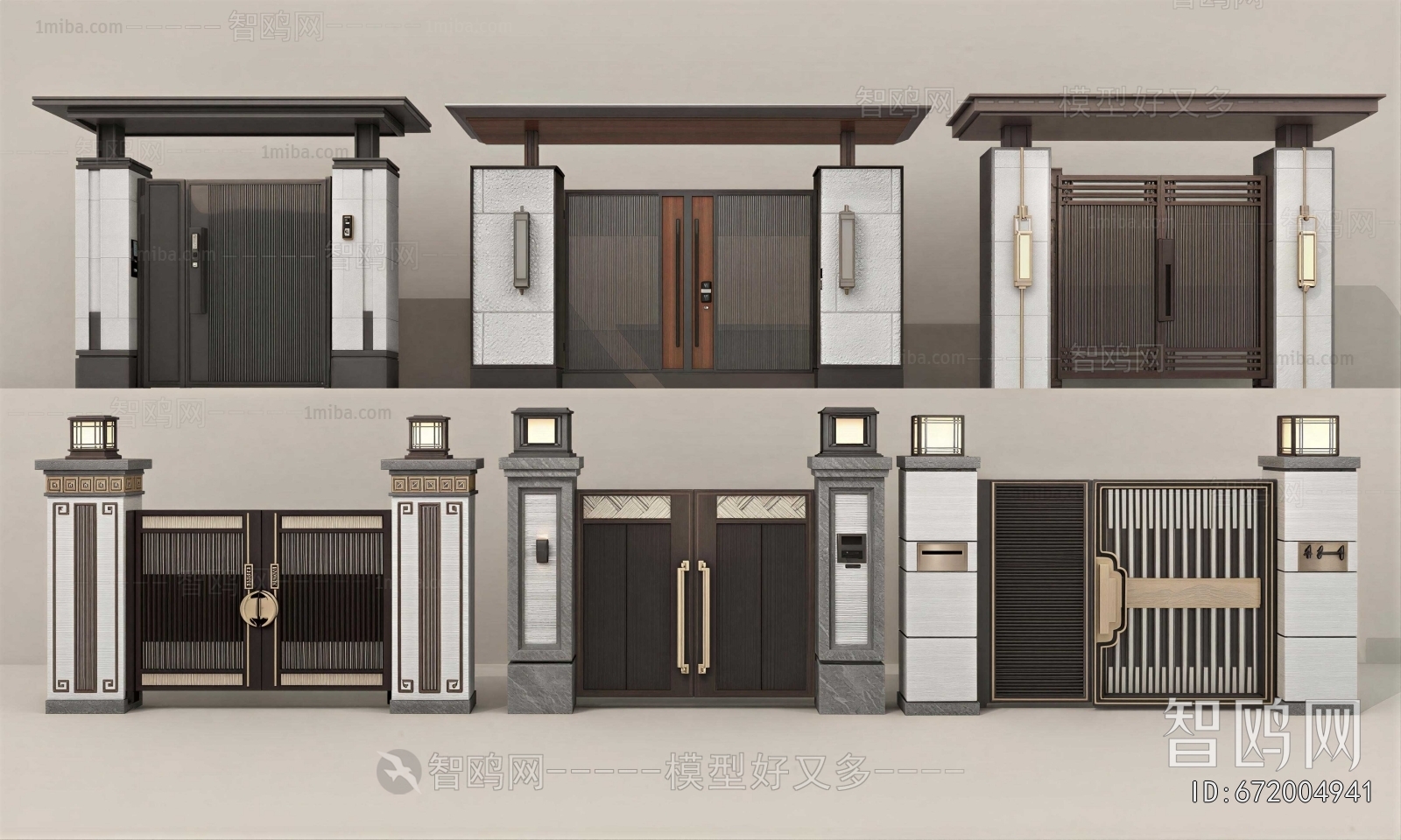 New Chinese Style Gate