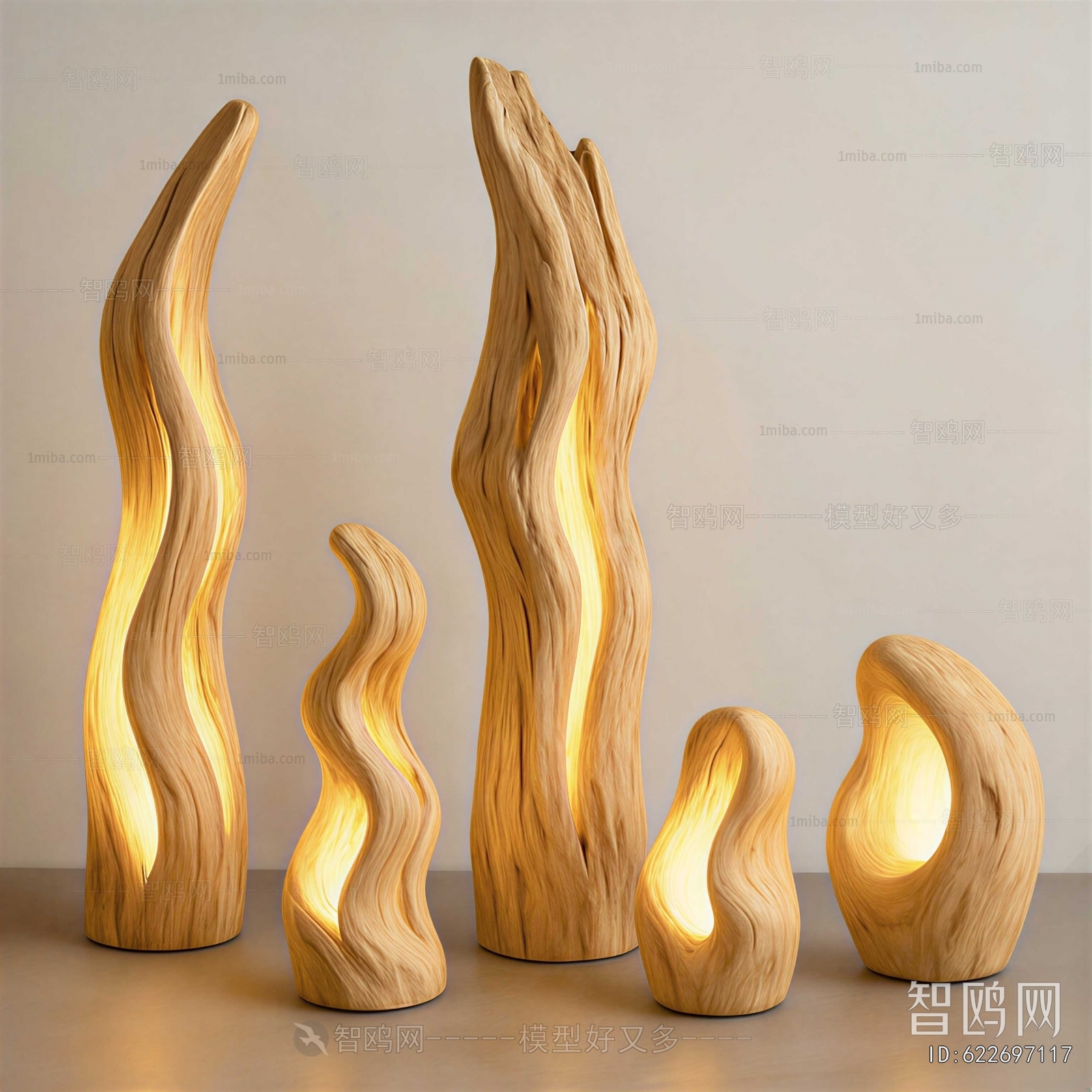 Wabi-sabi Style Floor Lamp