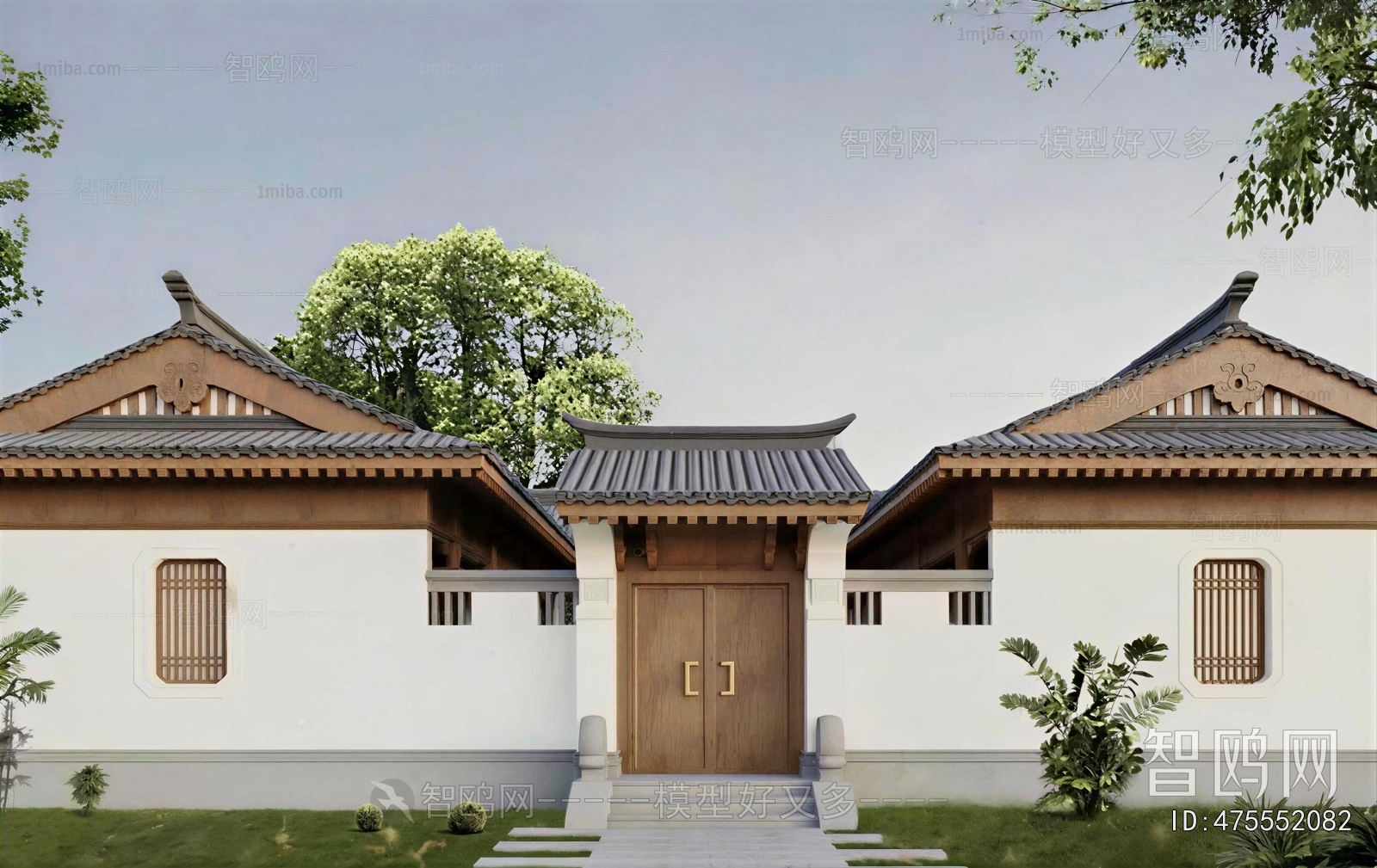 New Chinese Style Facade Element