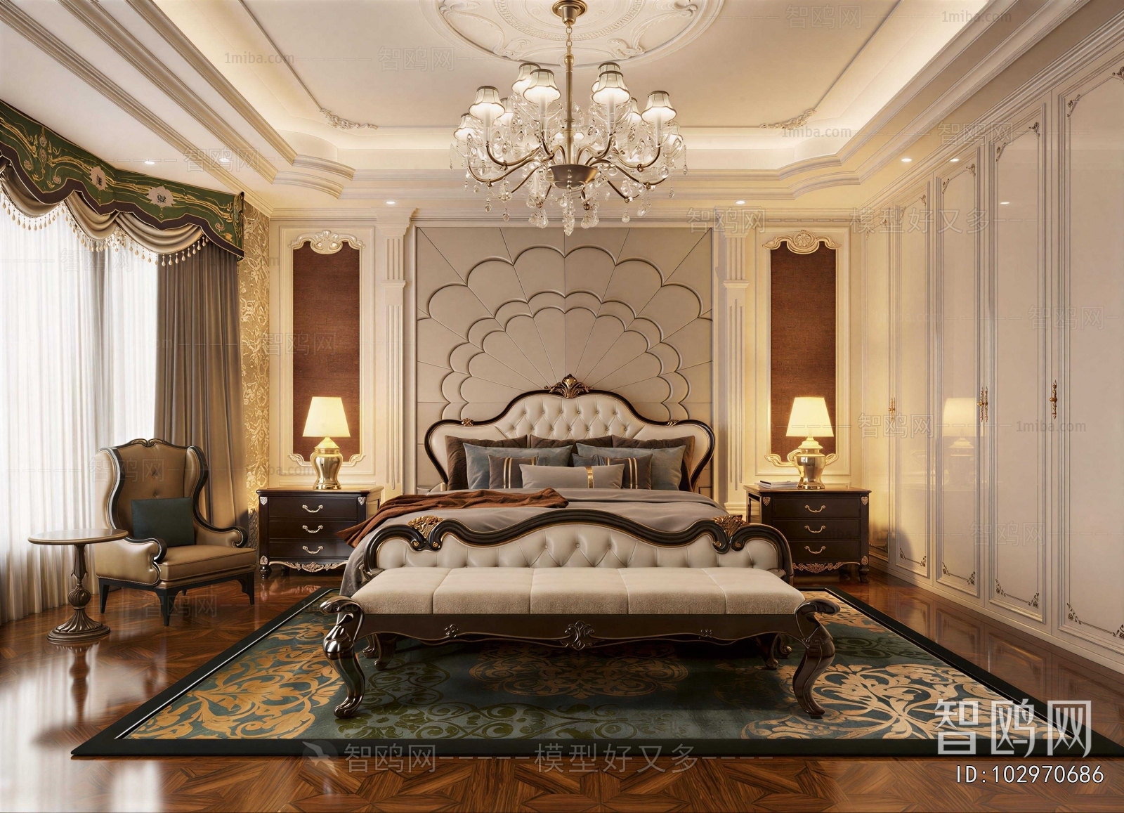 American Style Bedroom