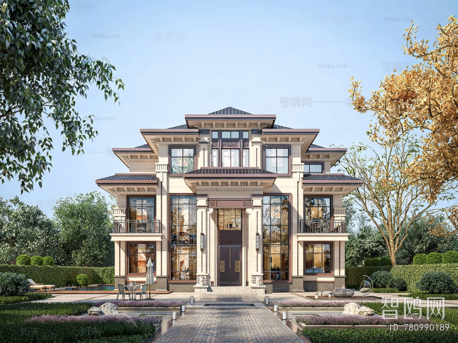 New Chinese Style Detached Villa