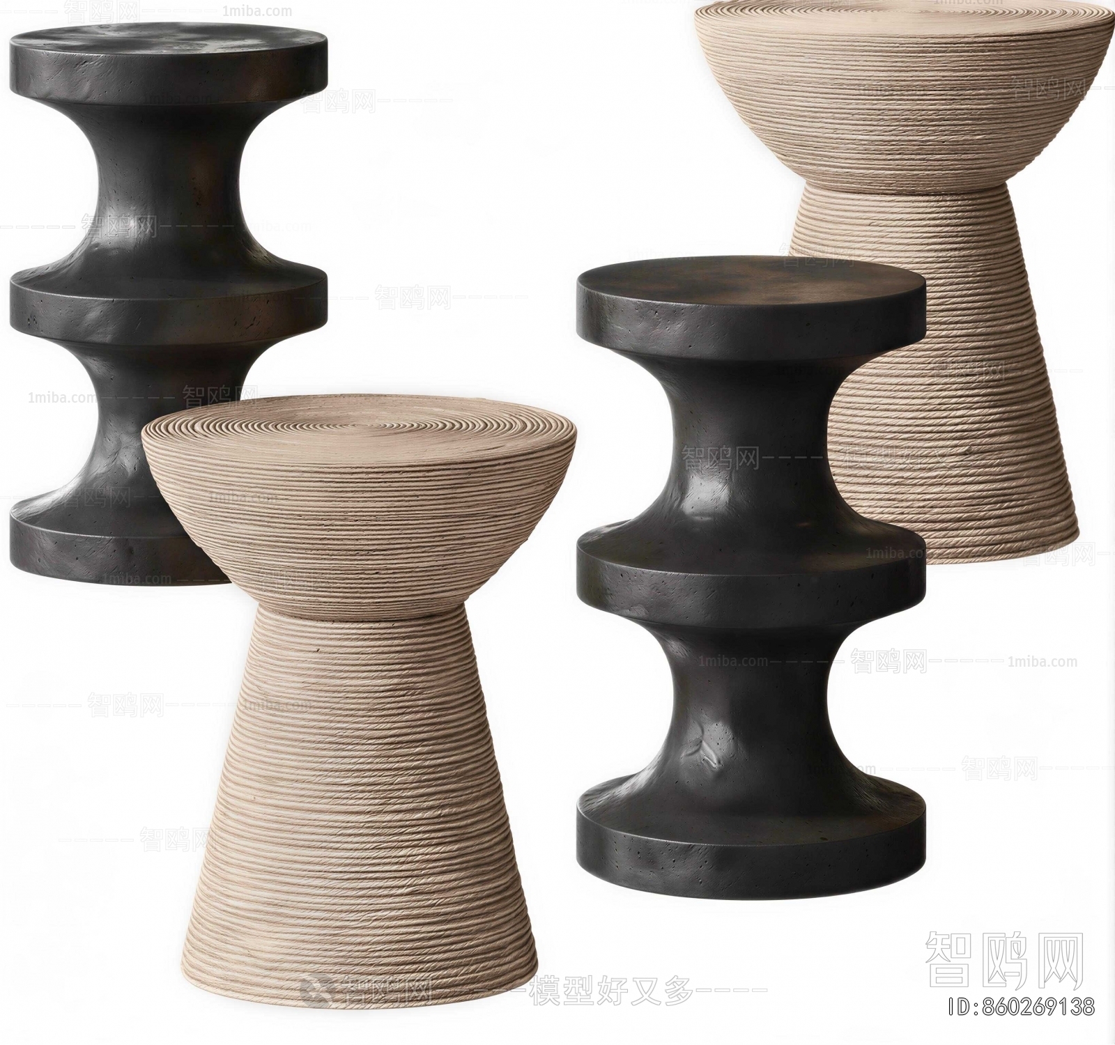 Wabi-sabi Style Side Table/corner Table