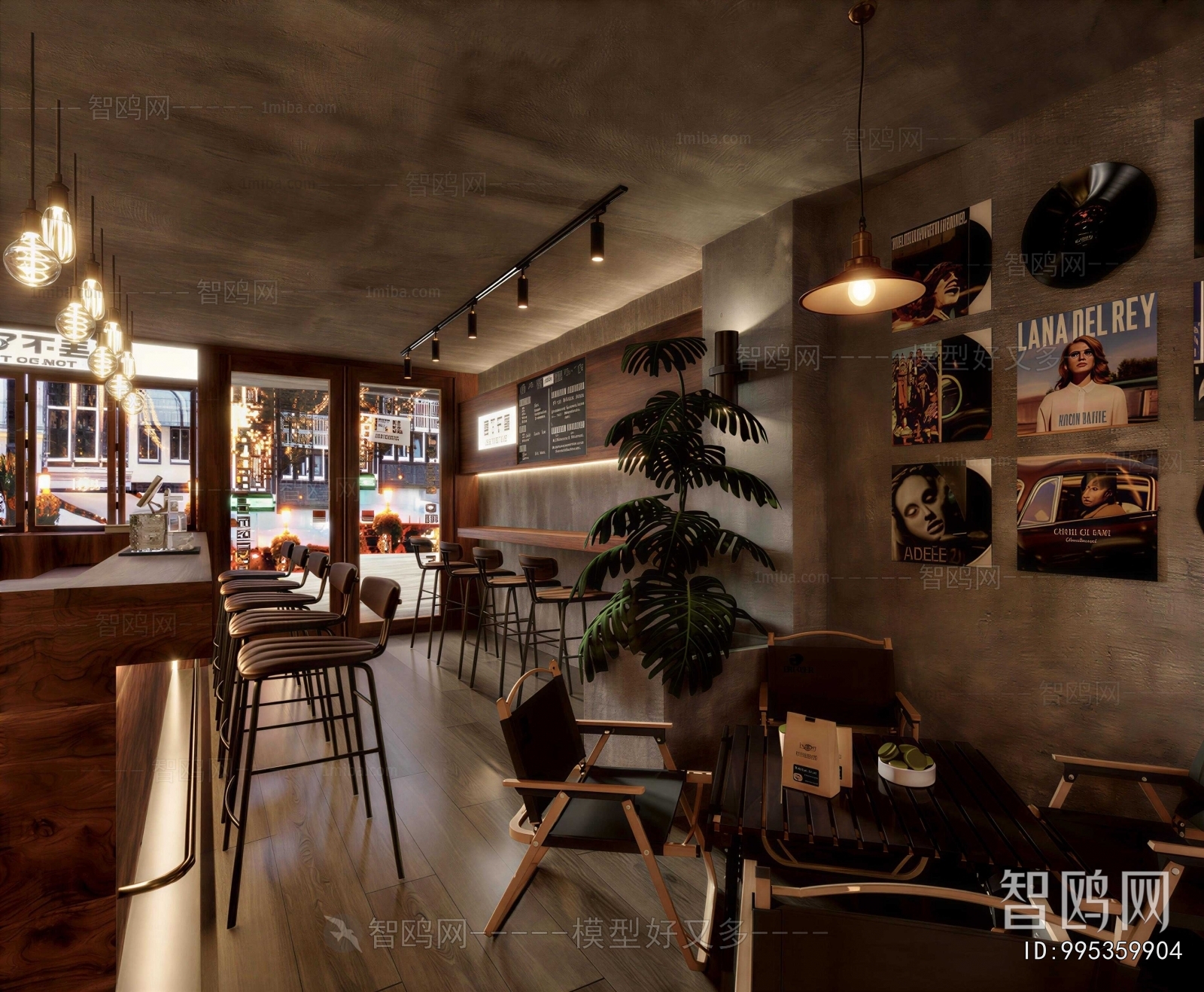 Industrial Style Cafe