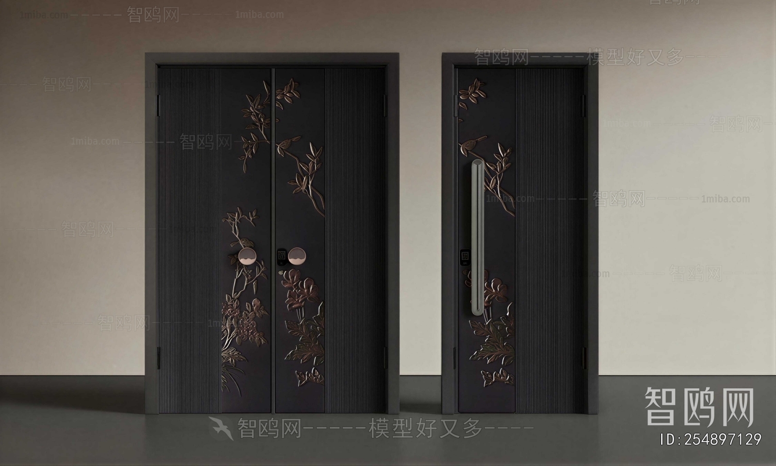 New Chinese Style Entrance Door