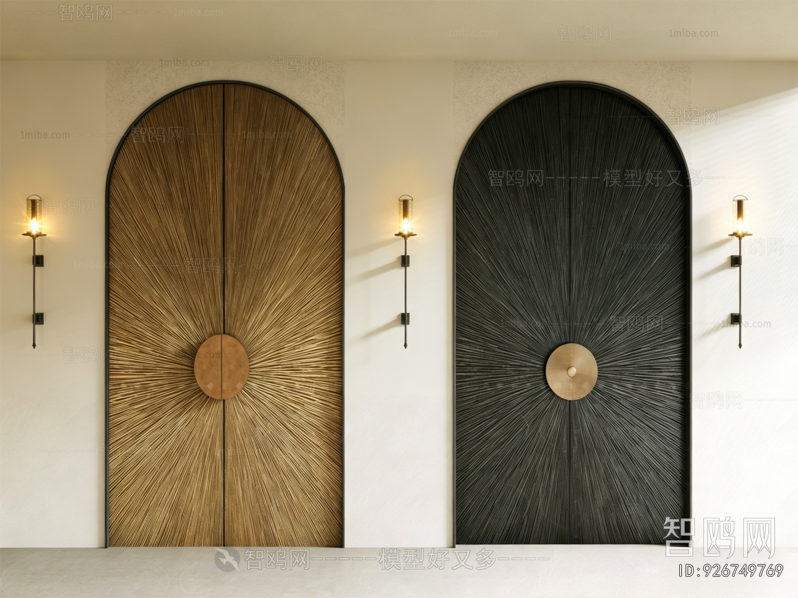 Modern Double Door