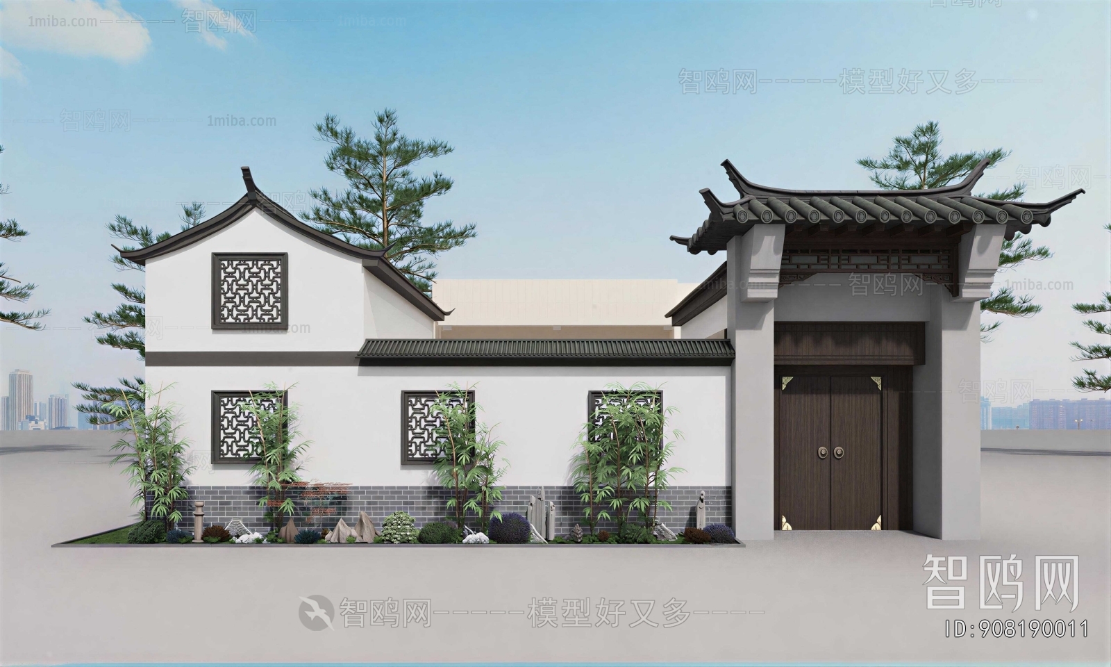 New Chinese Style Facade Element