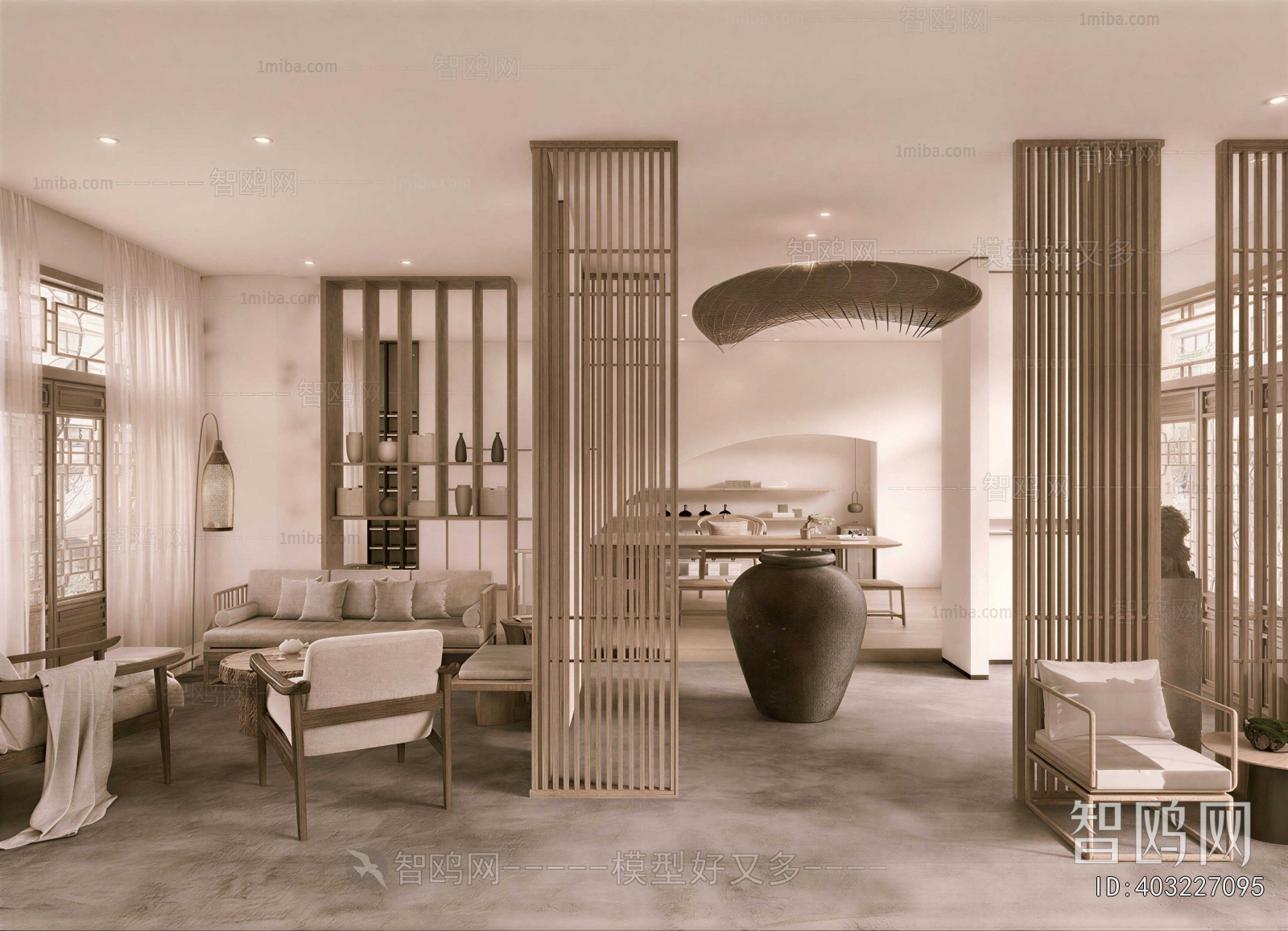 New Chinese Style Bedroom