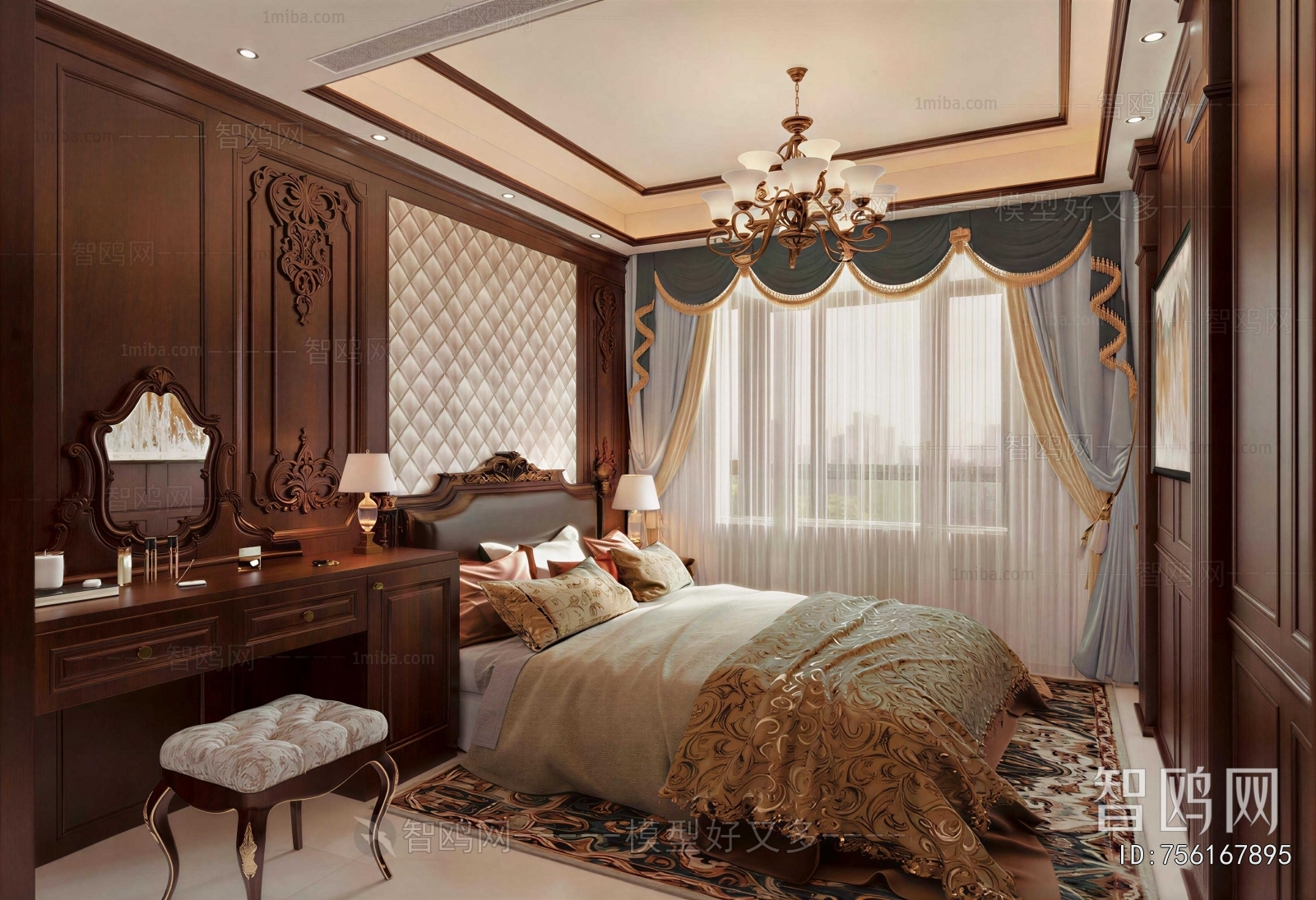 American Style Bedroom