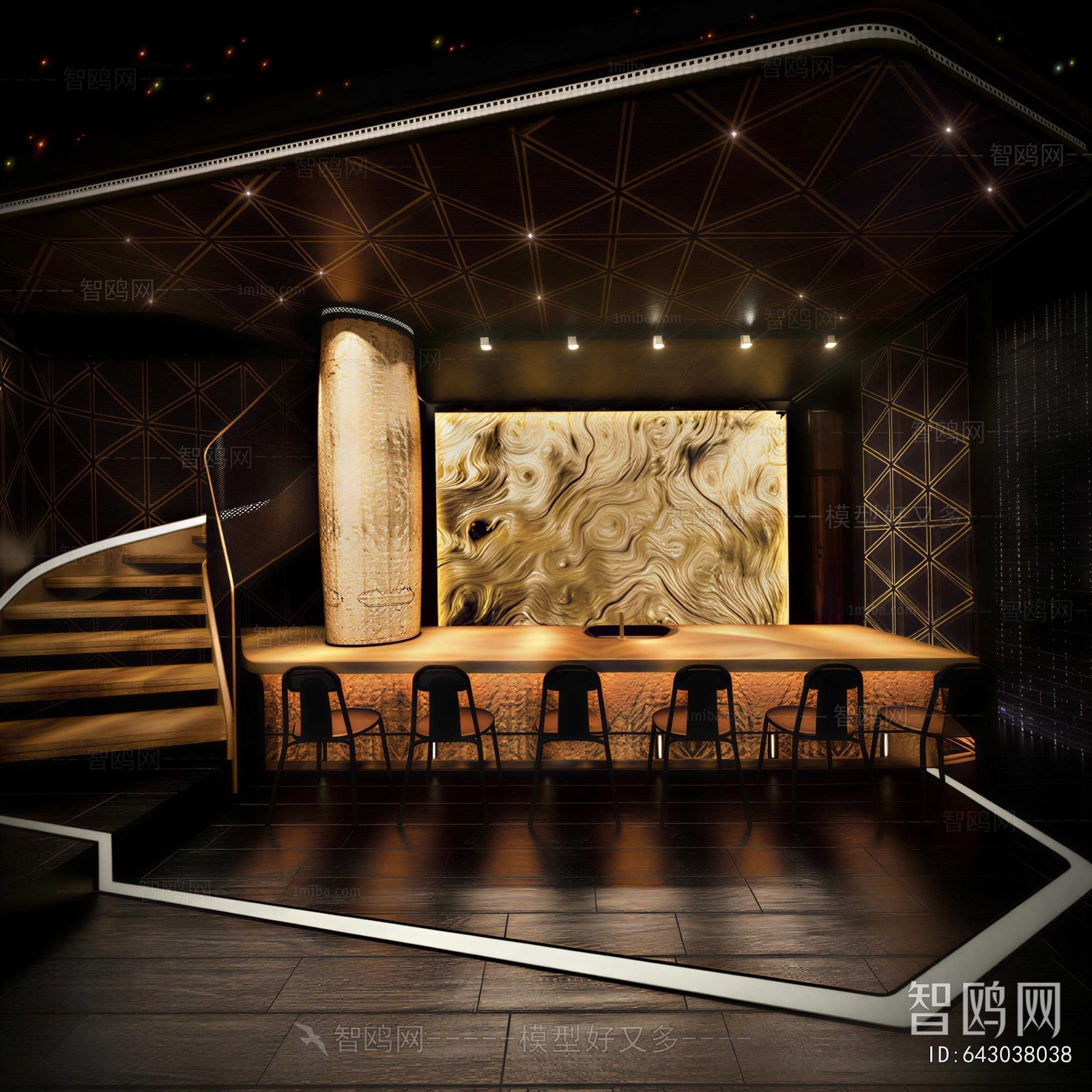 Retro Style Bar