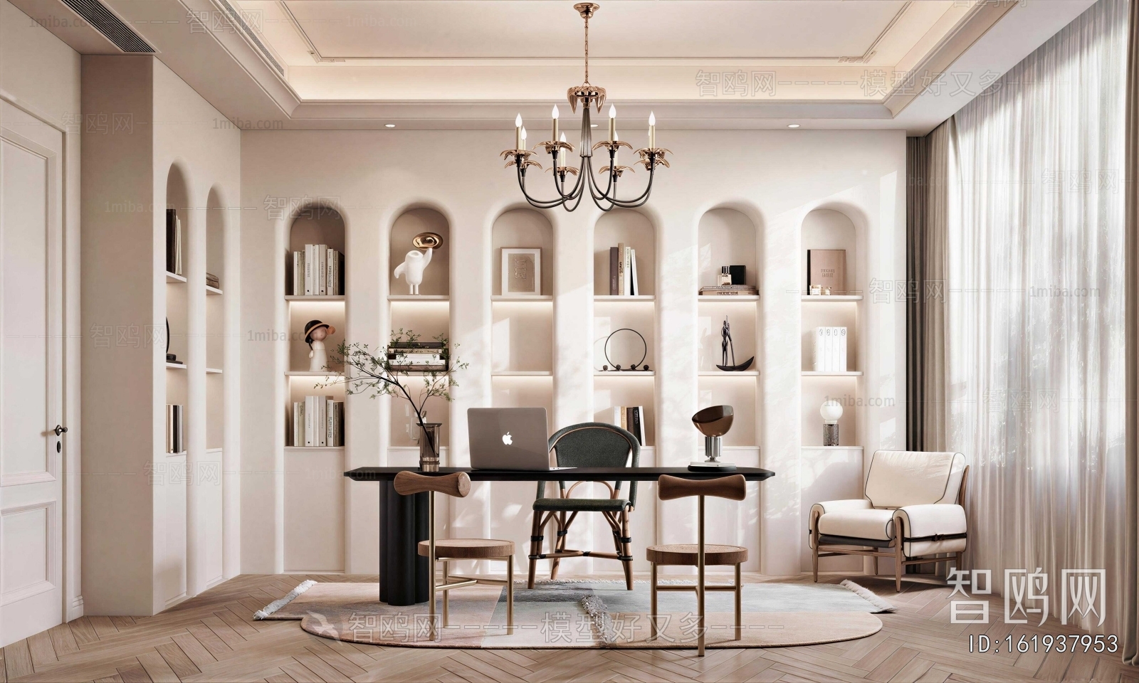 French Style Study Space