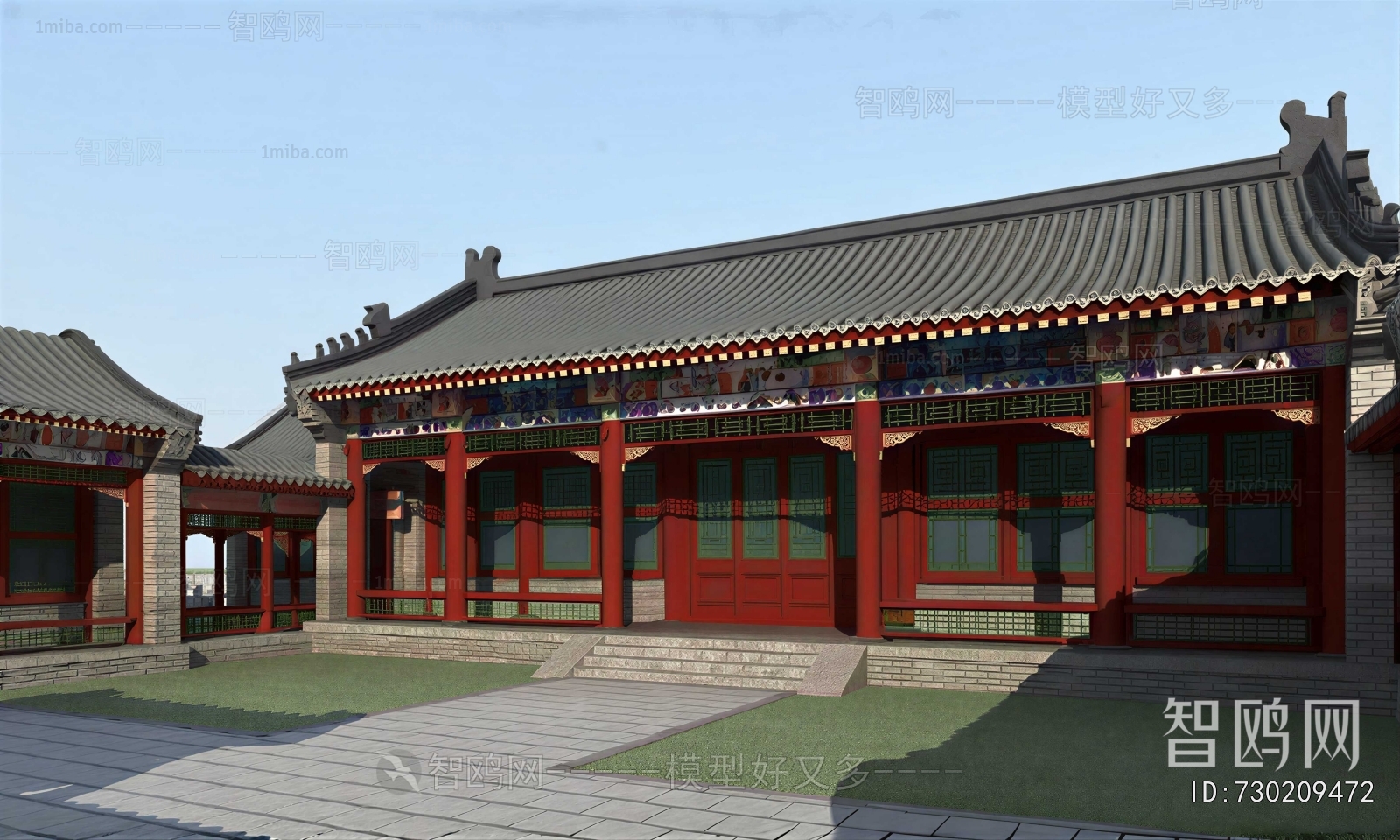 Chinese Style Ancient Architectural Buildings