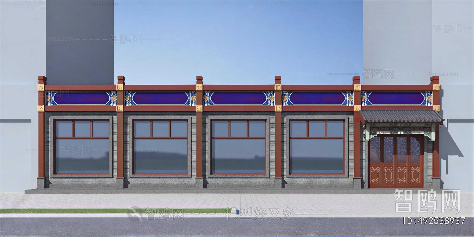 New Chinese Style Facade Element