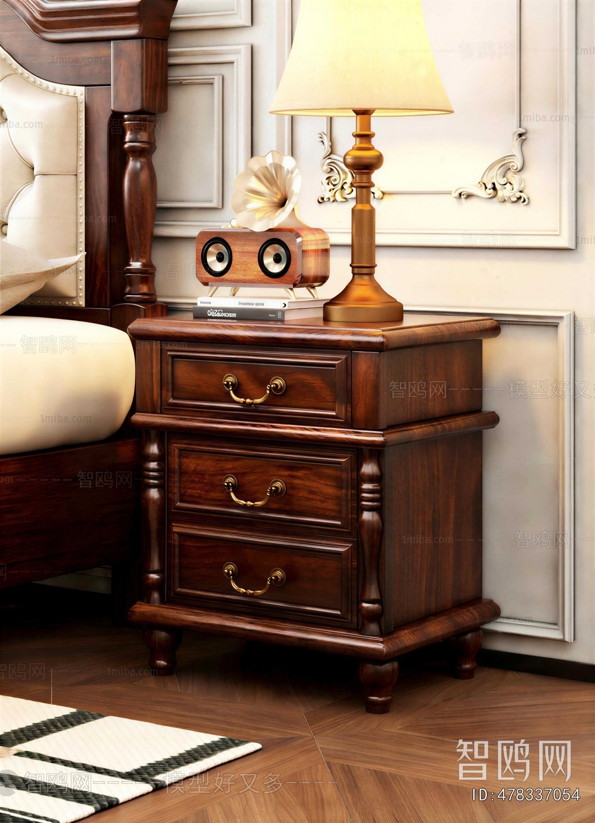 American Style Bedside Cupboard