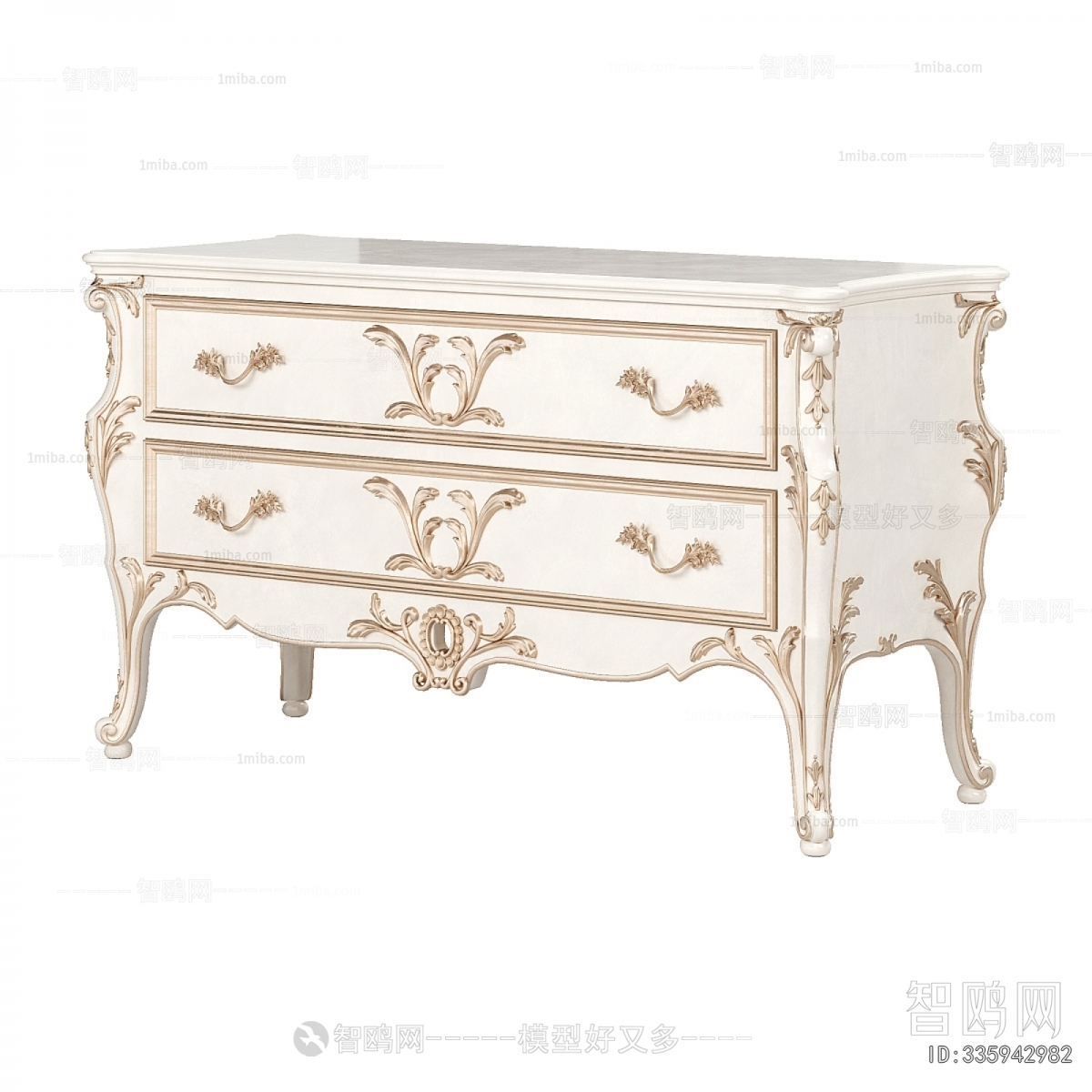 French Style Side Cabinet