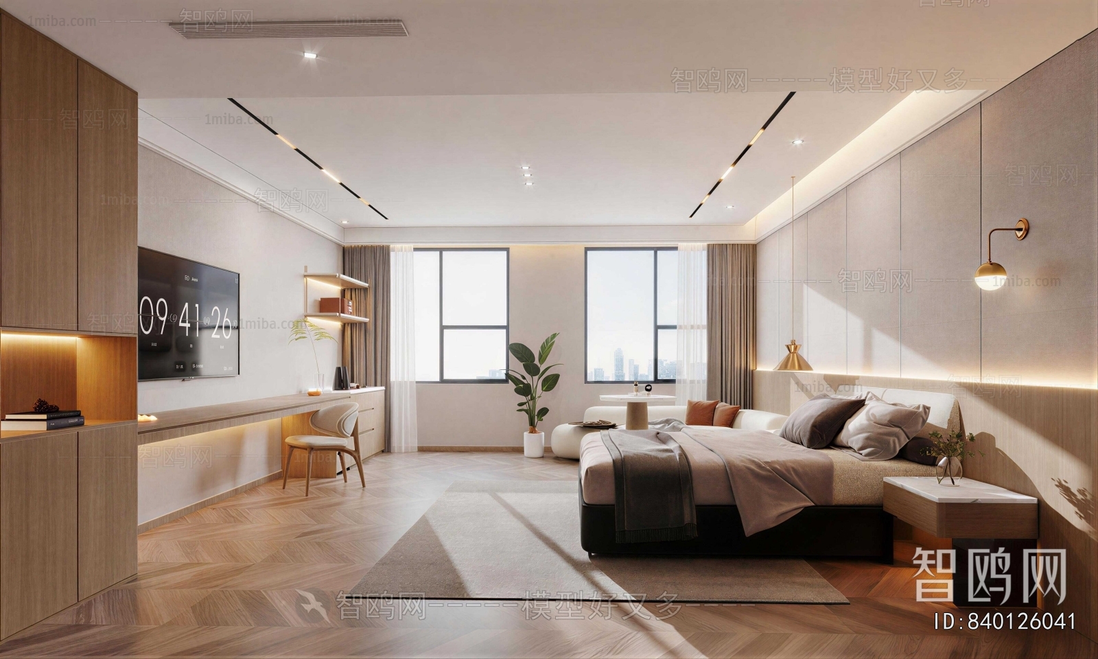 Modern Guest Room