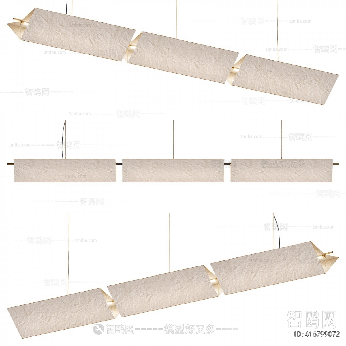 Modern Long Chandelier