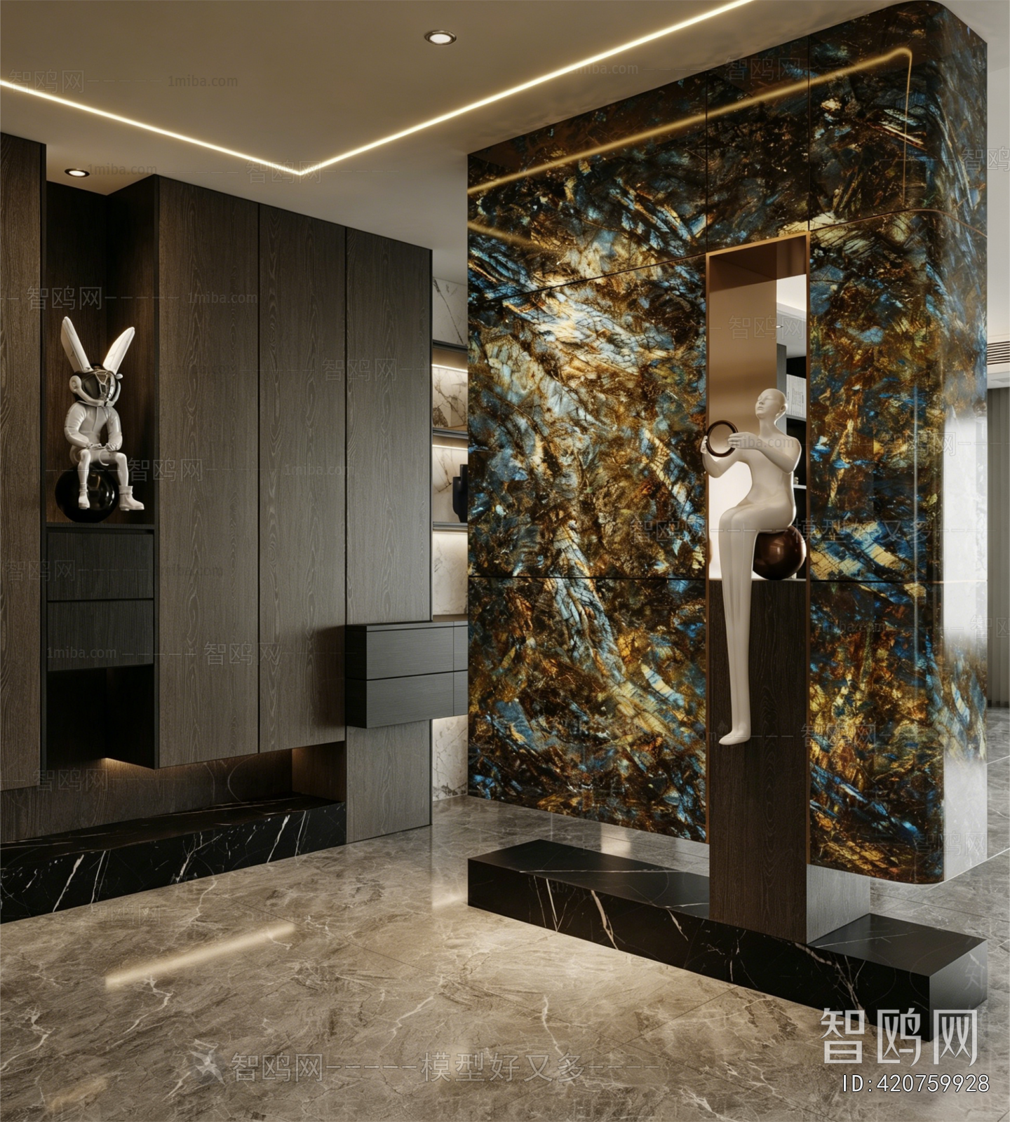Modern Hallway