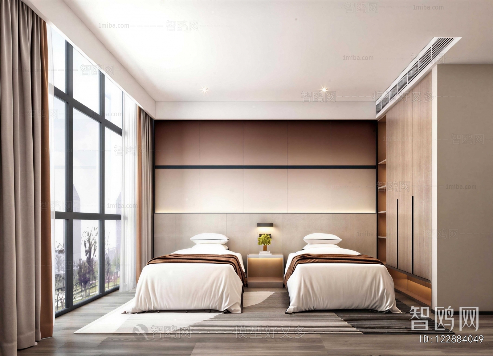 Modern Guest Room