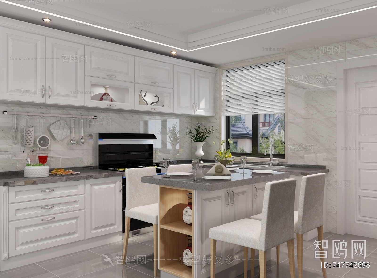 Simple European Style The Kitchen