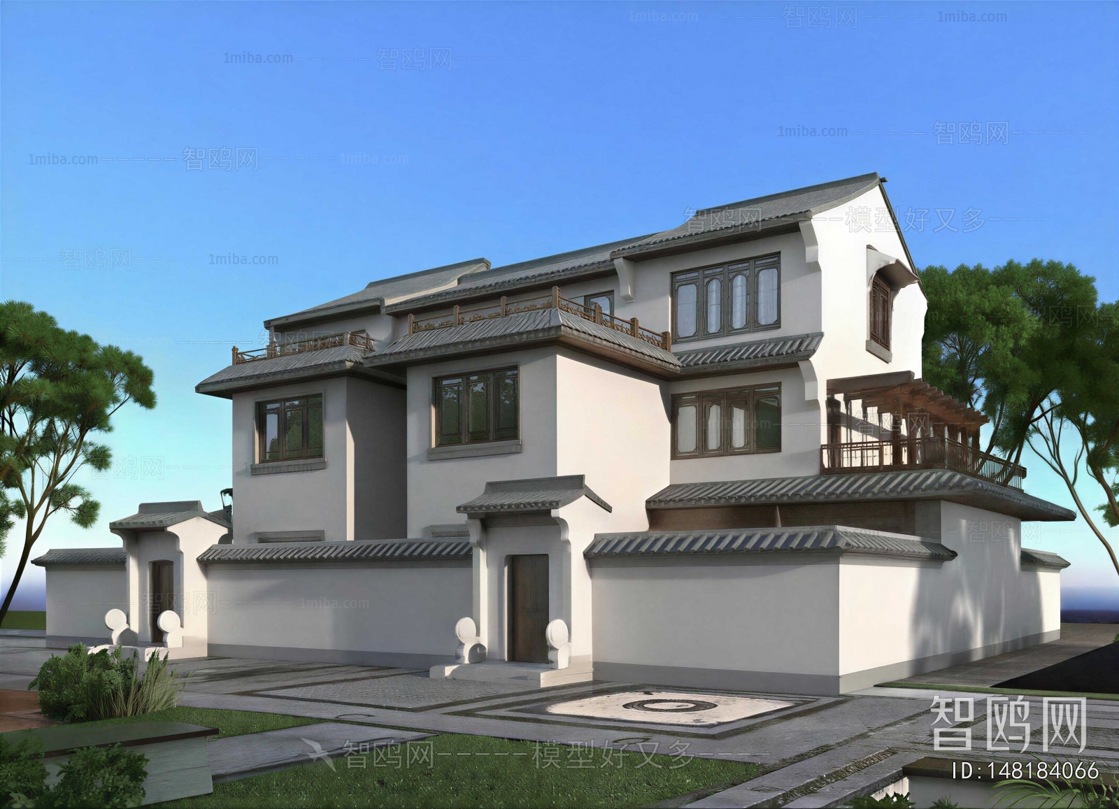 New Chinese Style Detached Villa