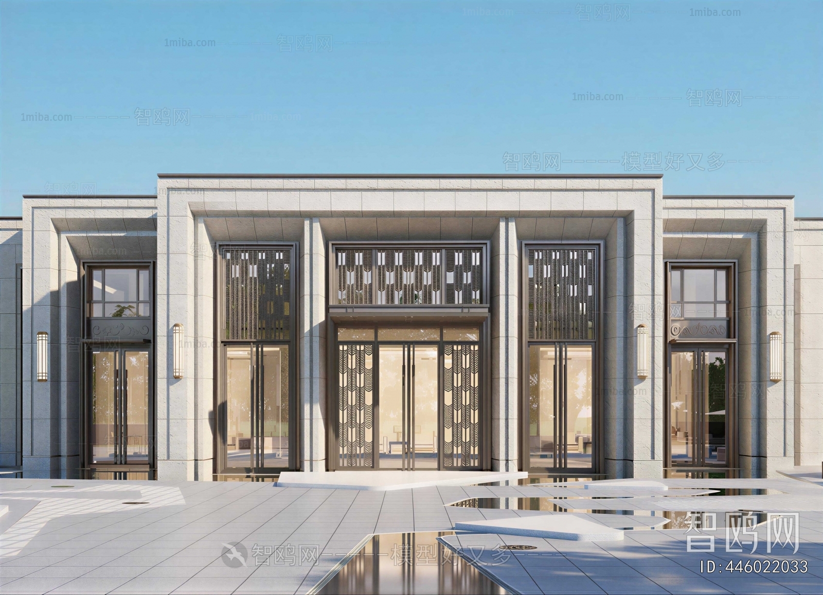 New Classical Style Appearance Of Commercial Building