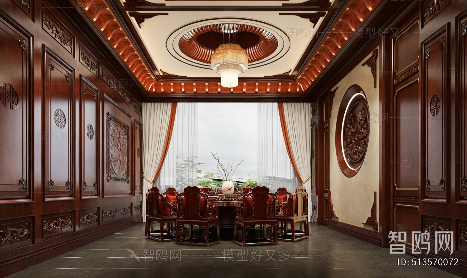 Chinese Style Dining Room