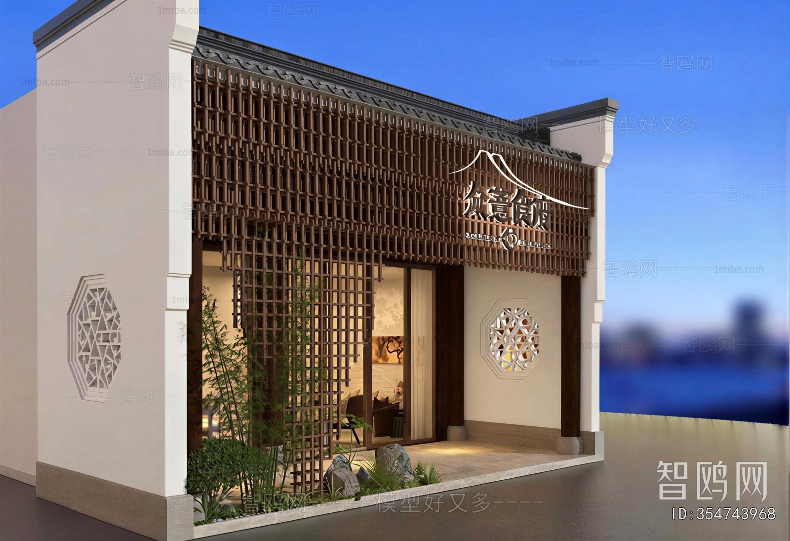 New Chinese Style Facade Element