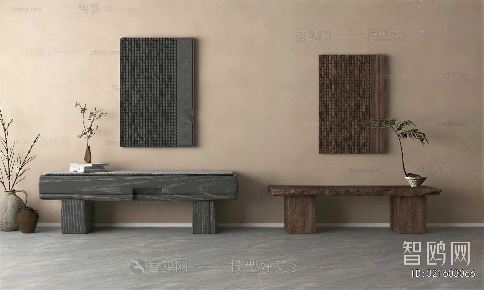 Wabi-sabi Style Console