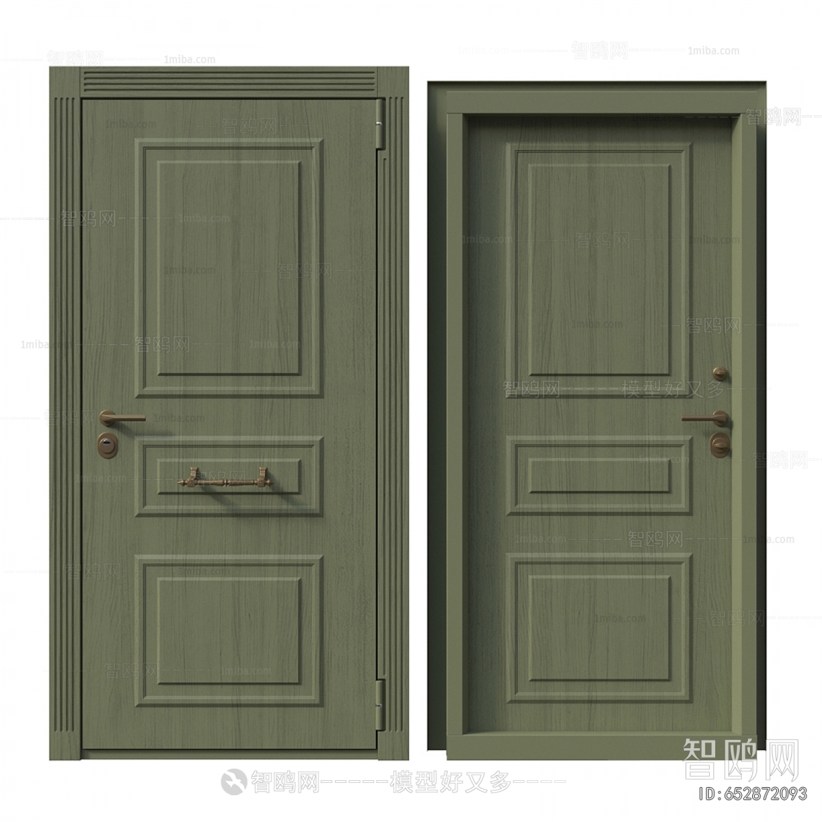 Nordic Style Entrance Door
