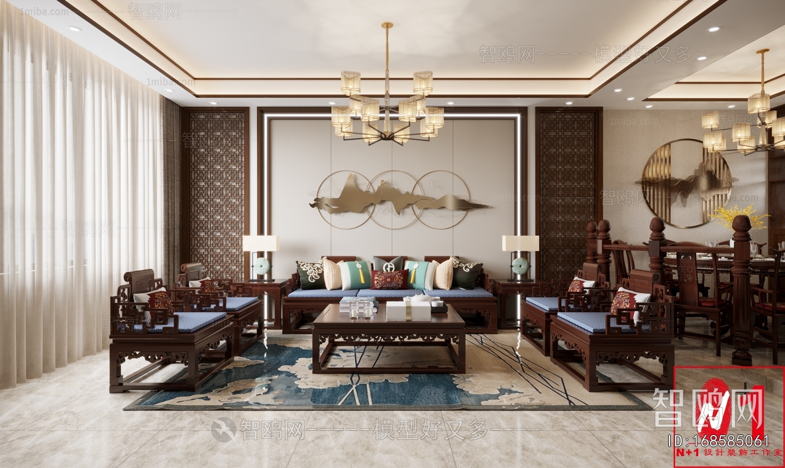 Chinese Style A Living Room