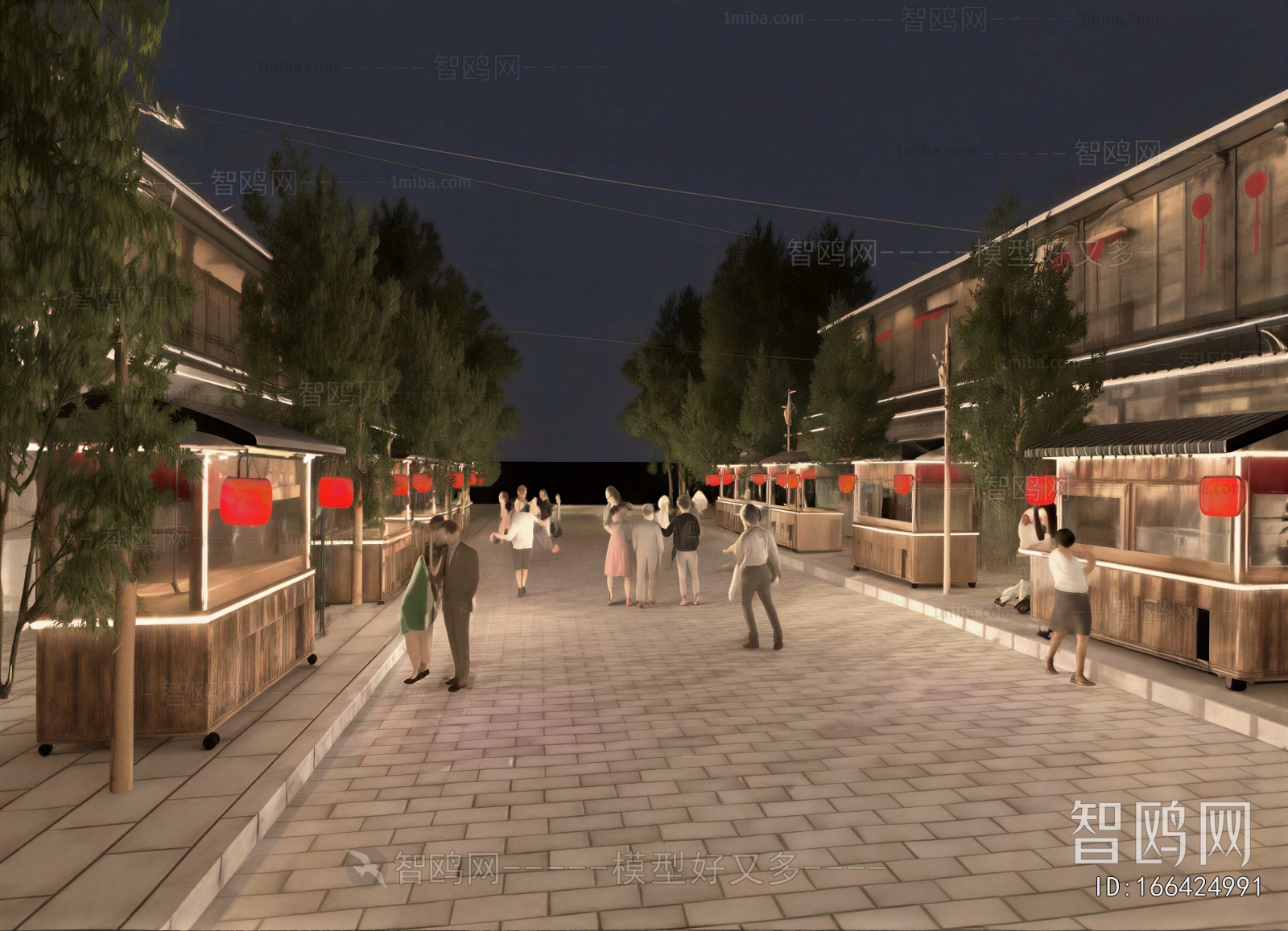 New Chinese Style Commercial Street