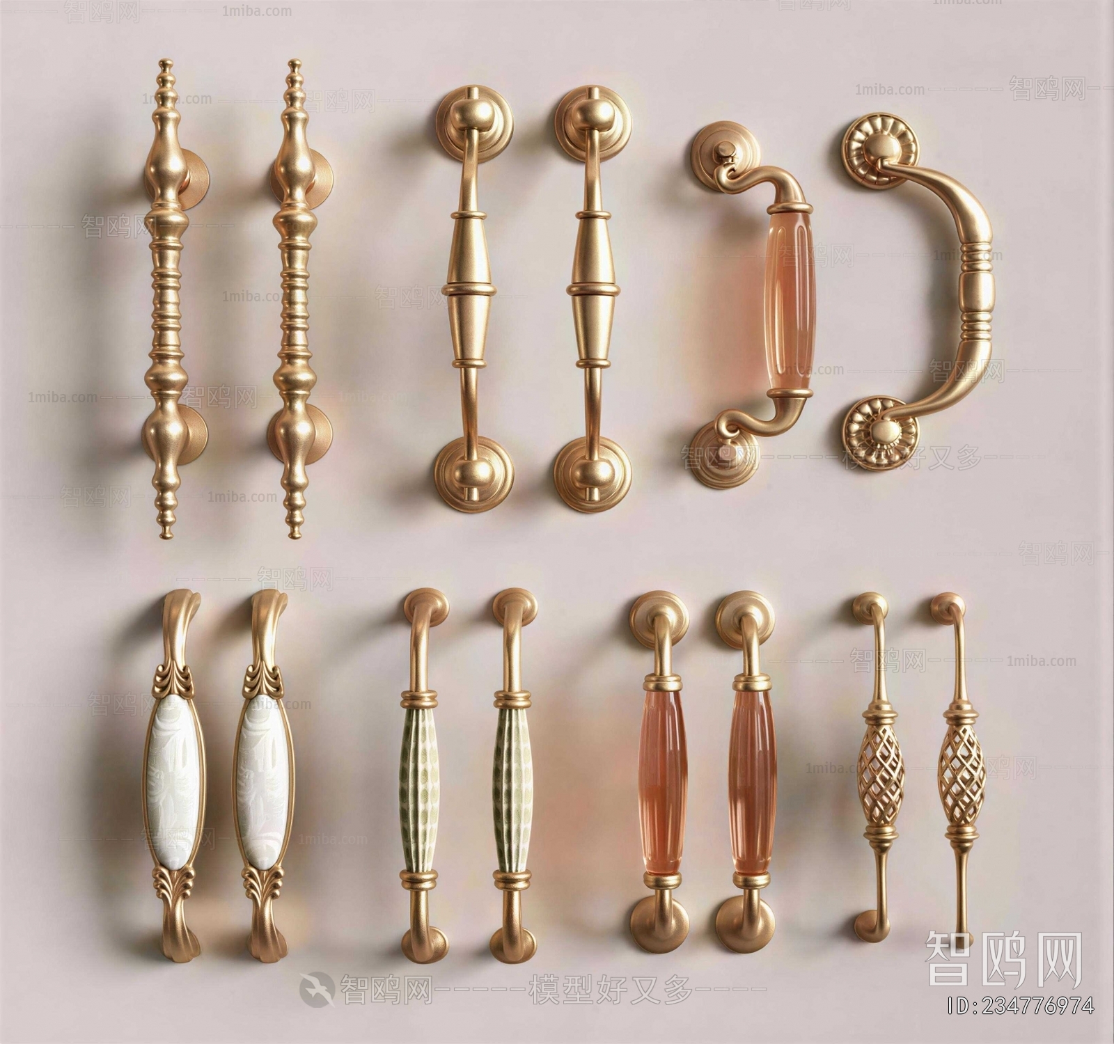 French Style Door Handle