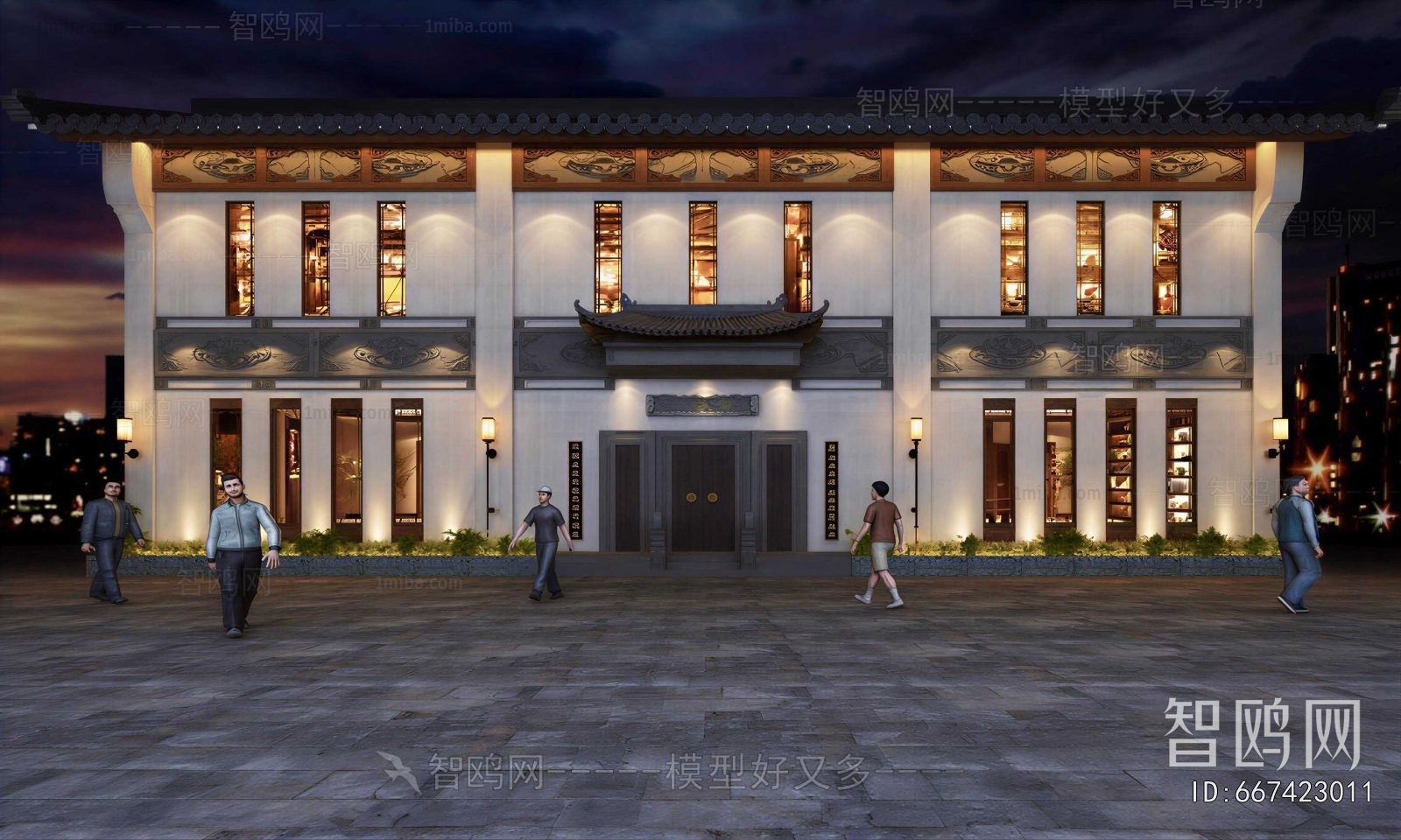 New Chinese Style Facade Element