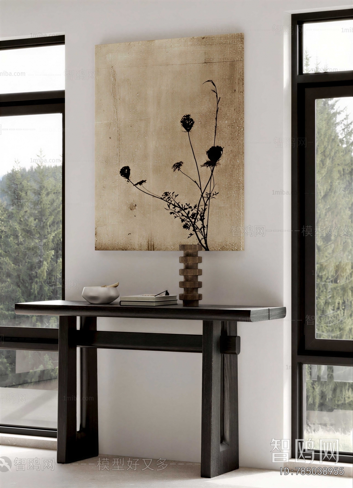 Wabi-sabi Style Console
