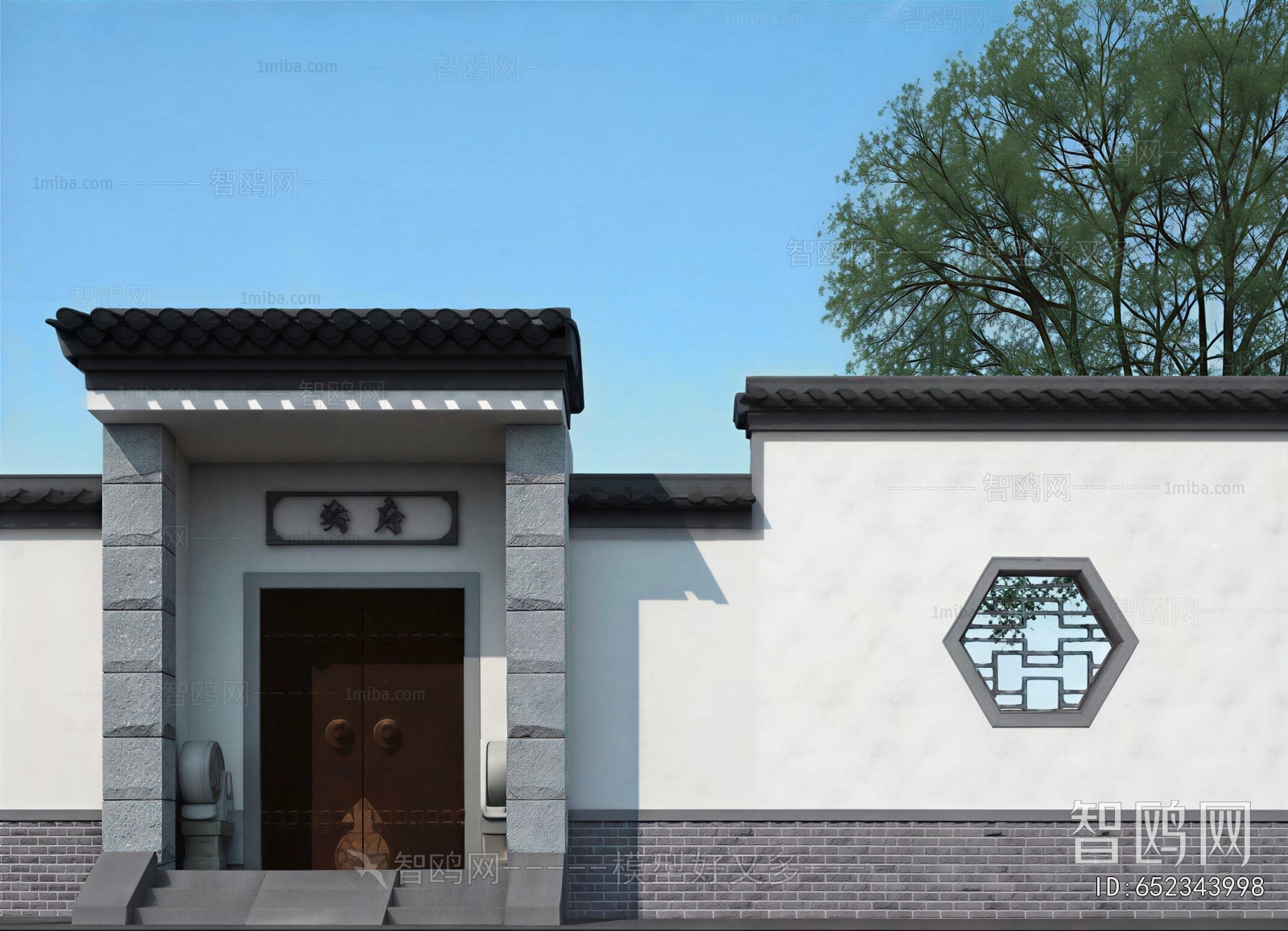New Chinese Style Facade Element