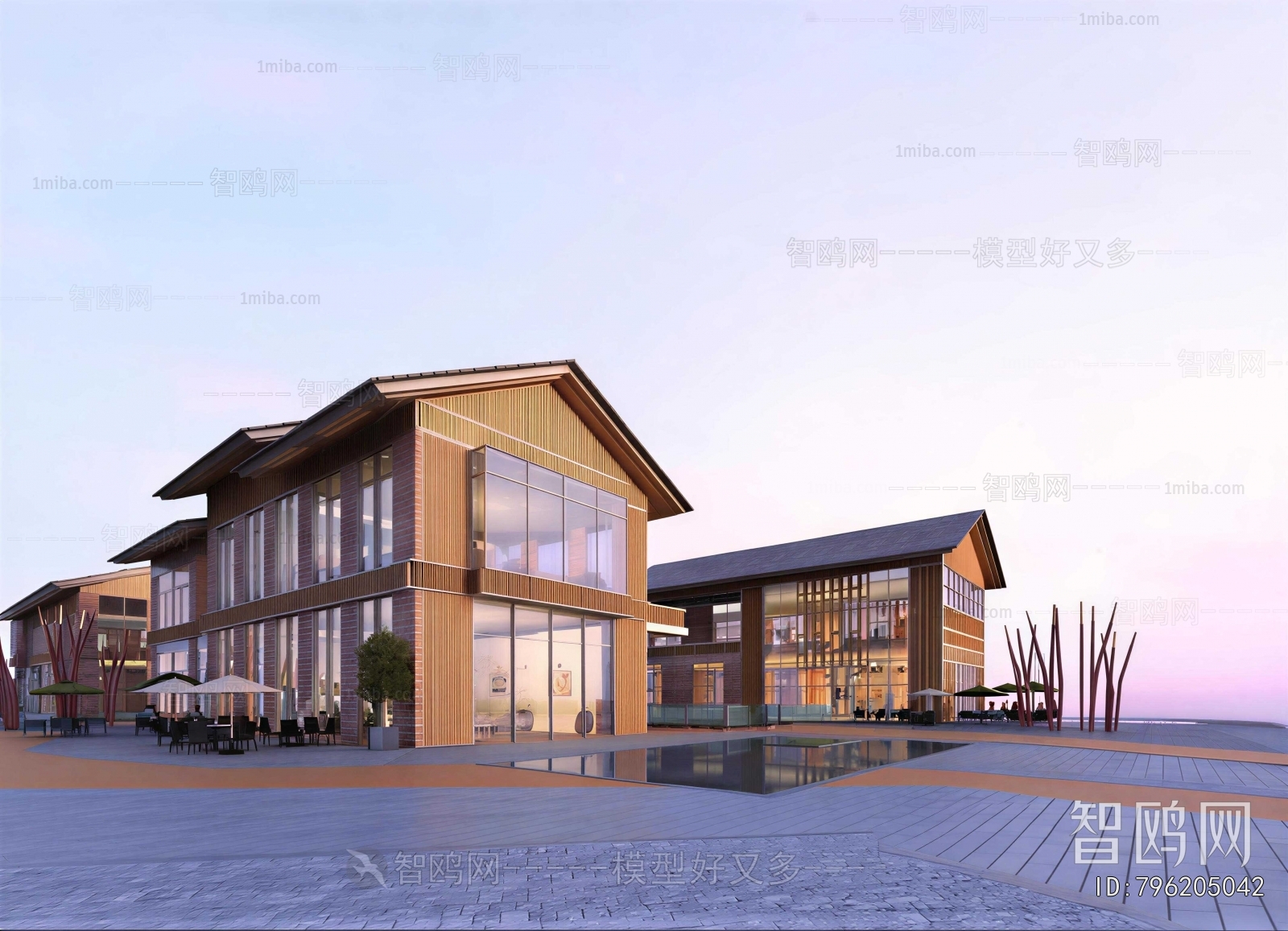 New Chinese Style Commercial Street