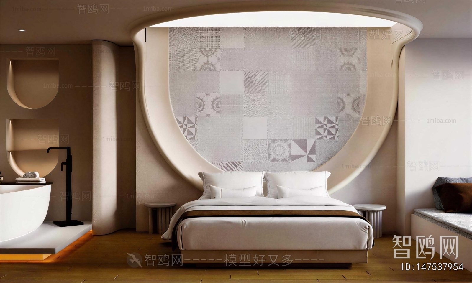 Modern Guest Room