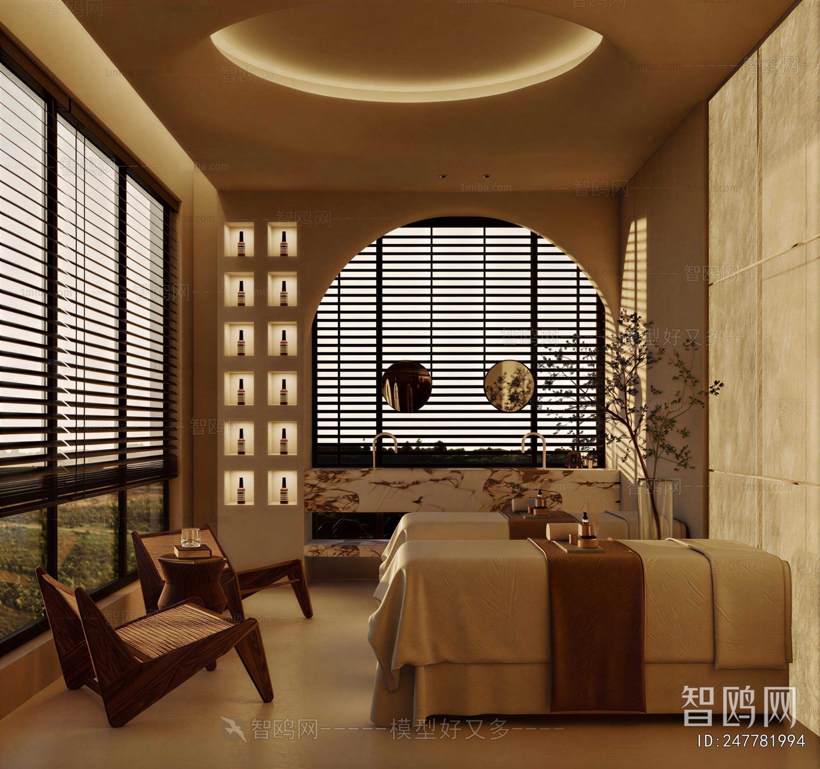 Wabi-sabi Style Beauty Salon