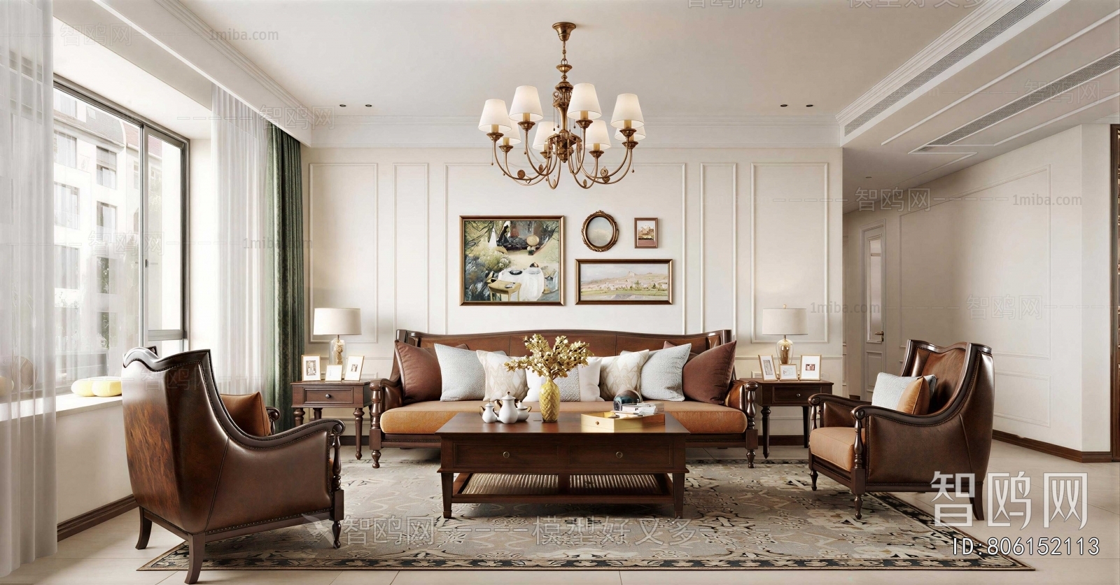 American Style A Living Room