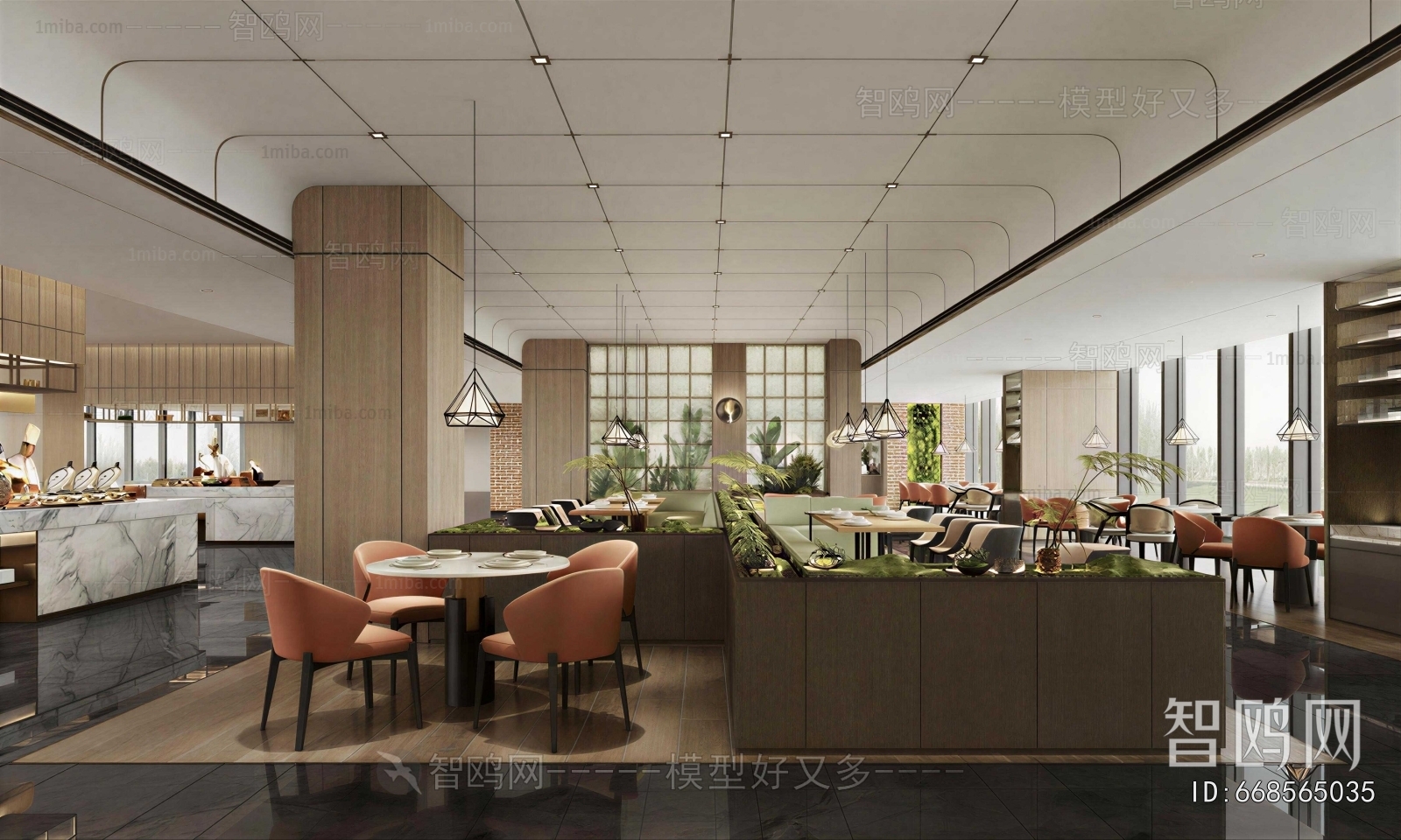 Modern Cafeteria
