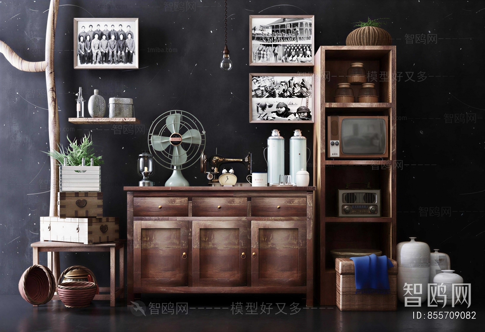 Retro Style Decorative Set