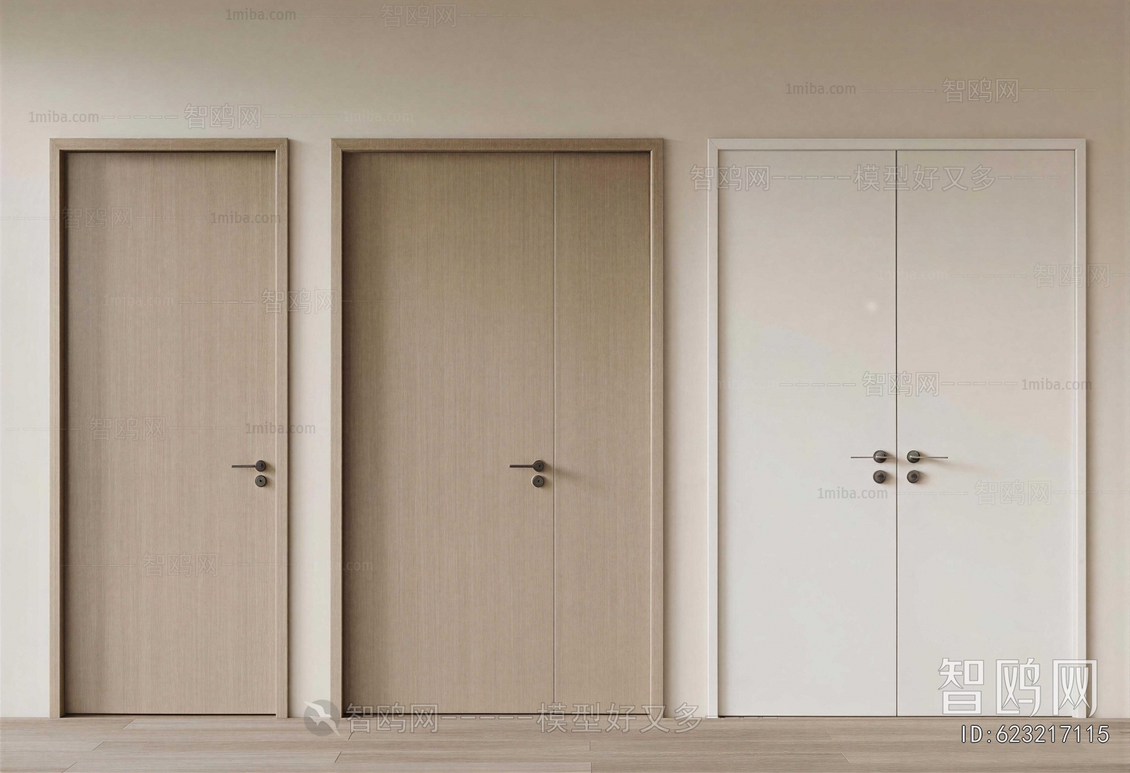 Modern Single Door