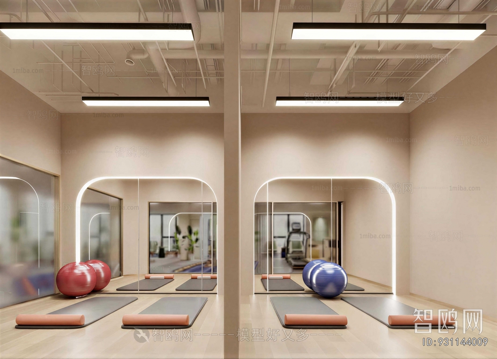 Modern Yoga Room