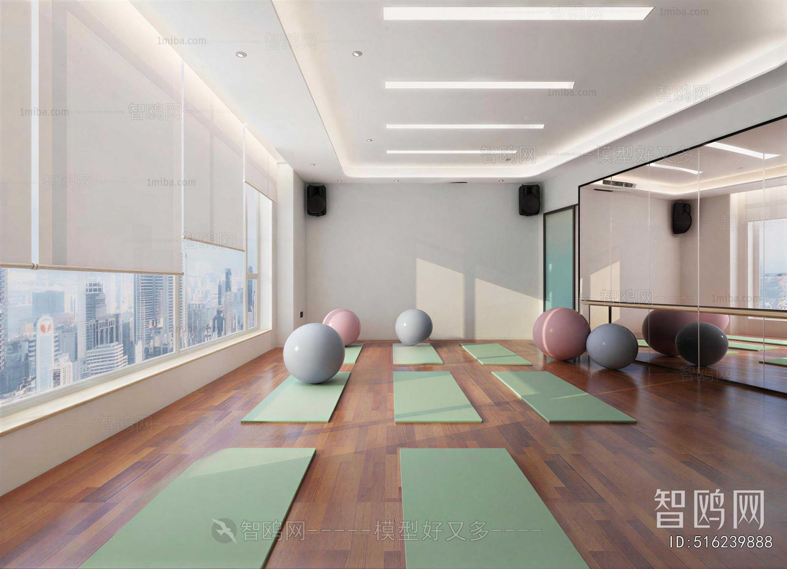 Modern Yoga Room