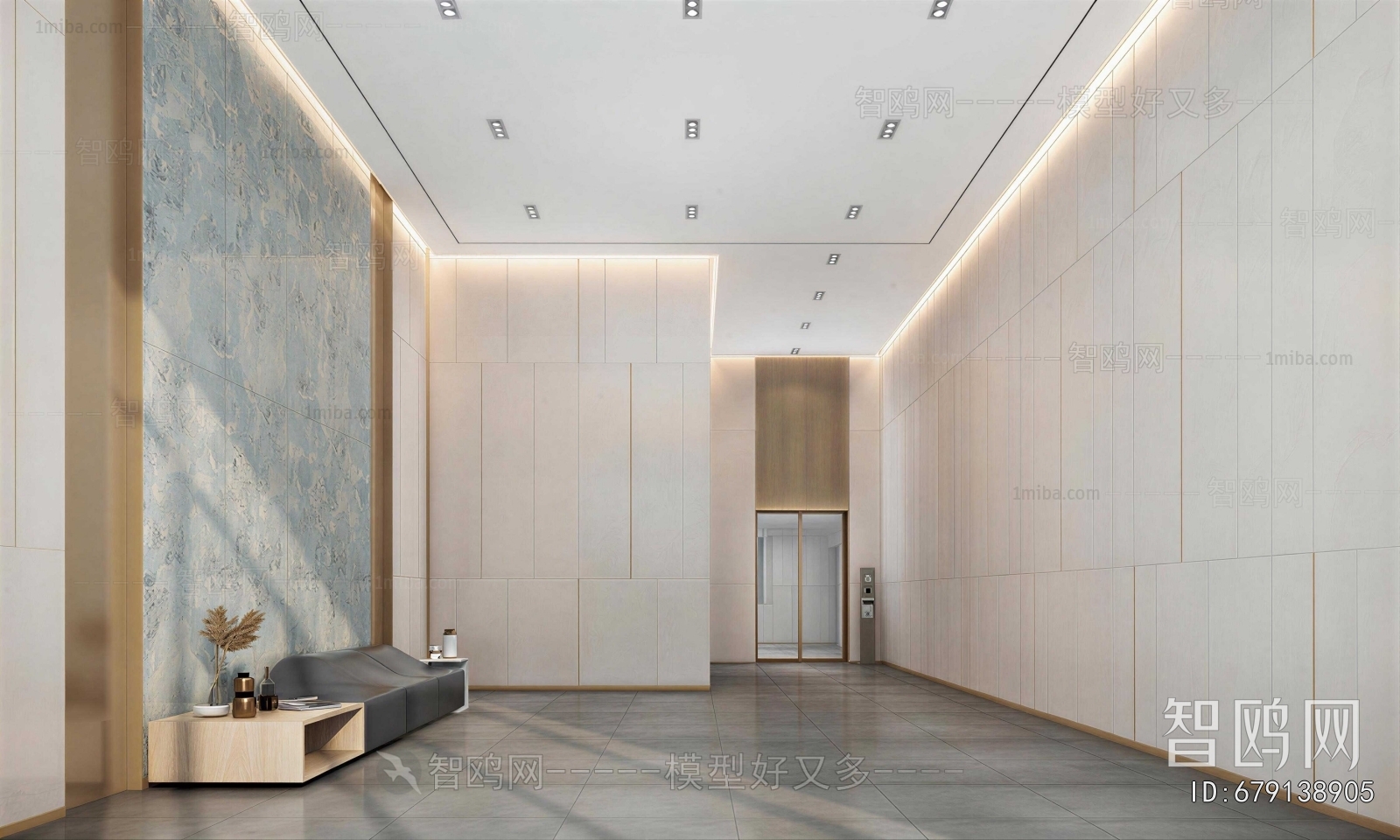 Modern Office Reception Desk