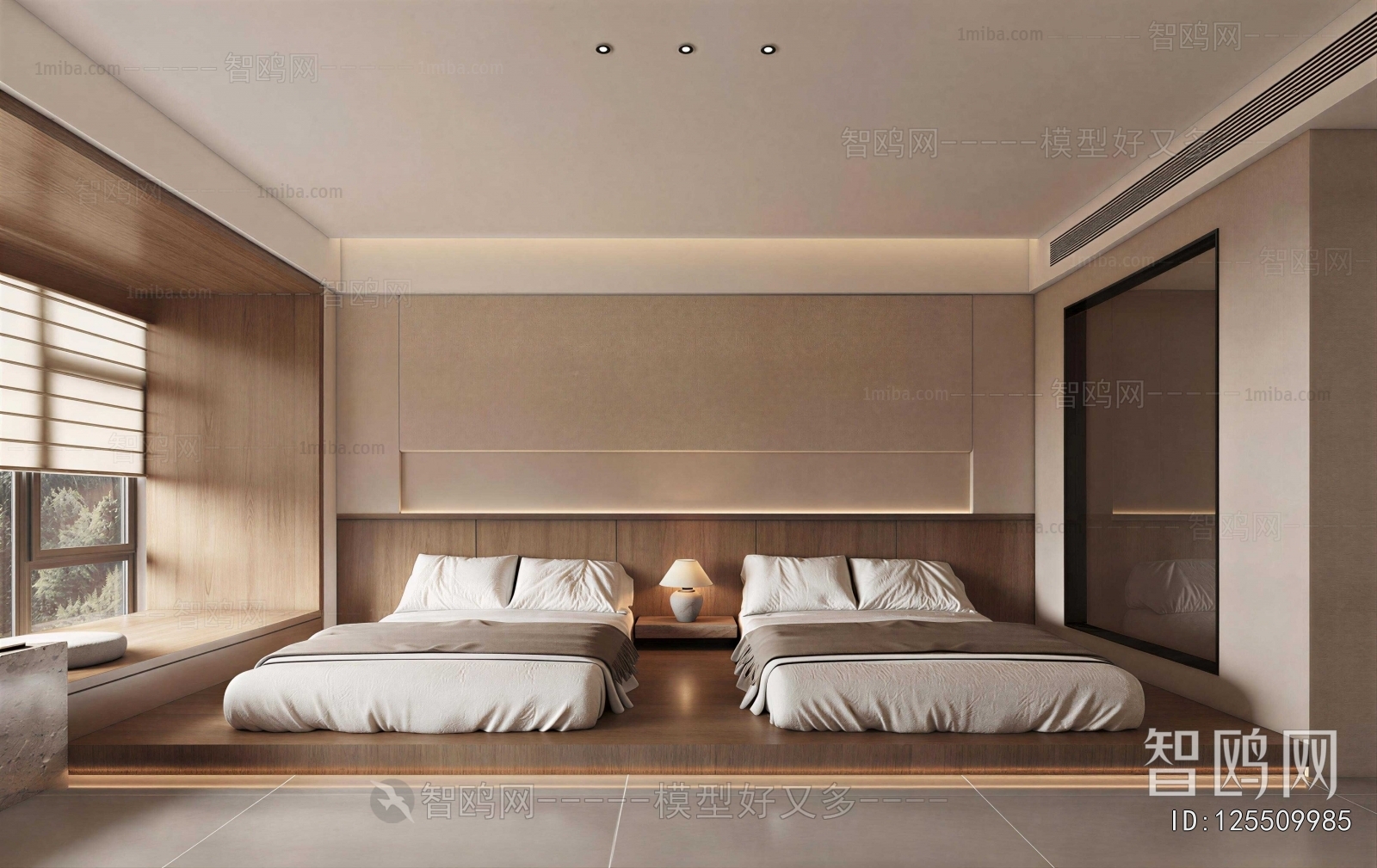 Wabi-sabi Style Bedroom