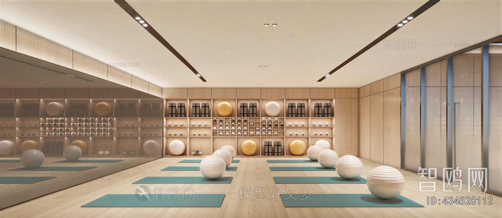 Modern Yoga Room