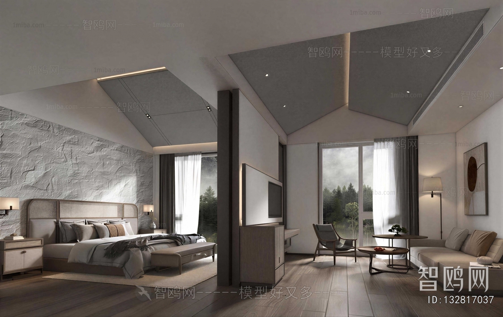 New Chinese Style Guest Room