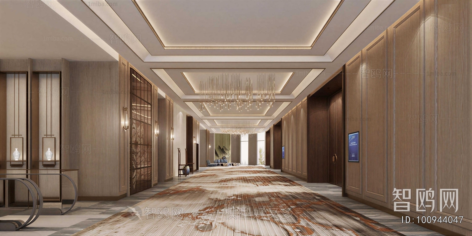 New Chinese Style Lobby Hall