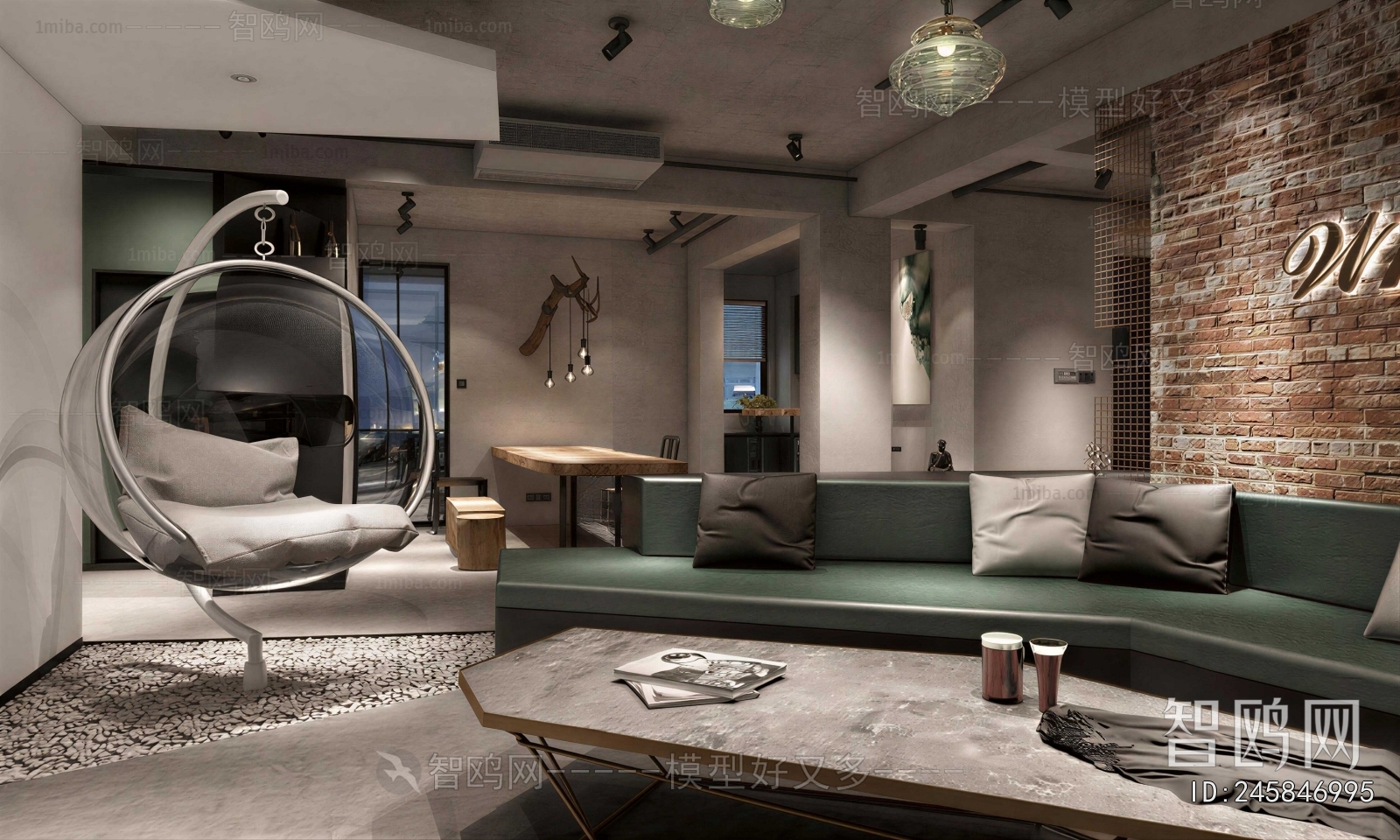 Industrial Style A Living Room